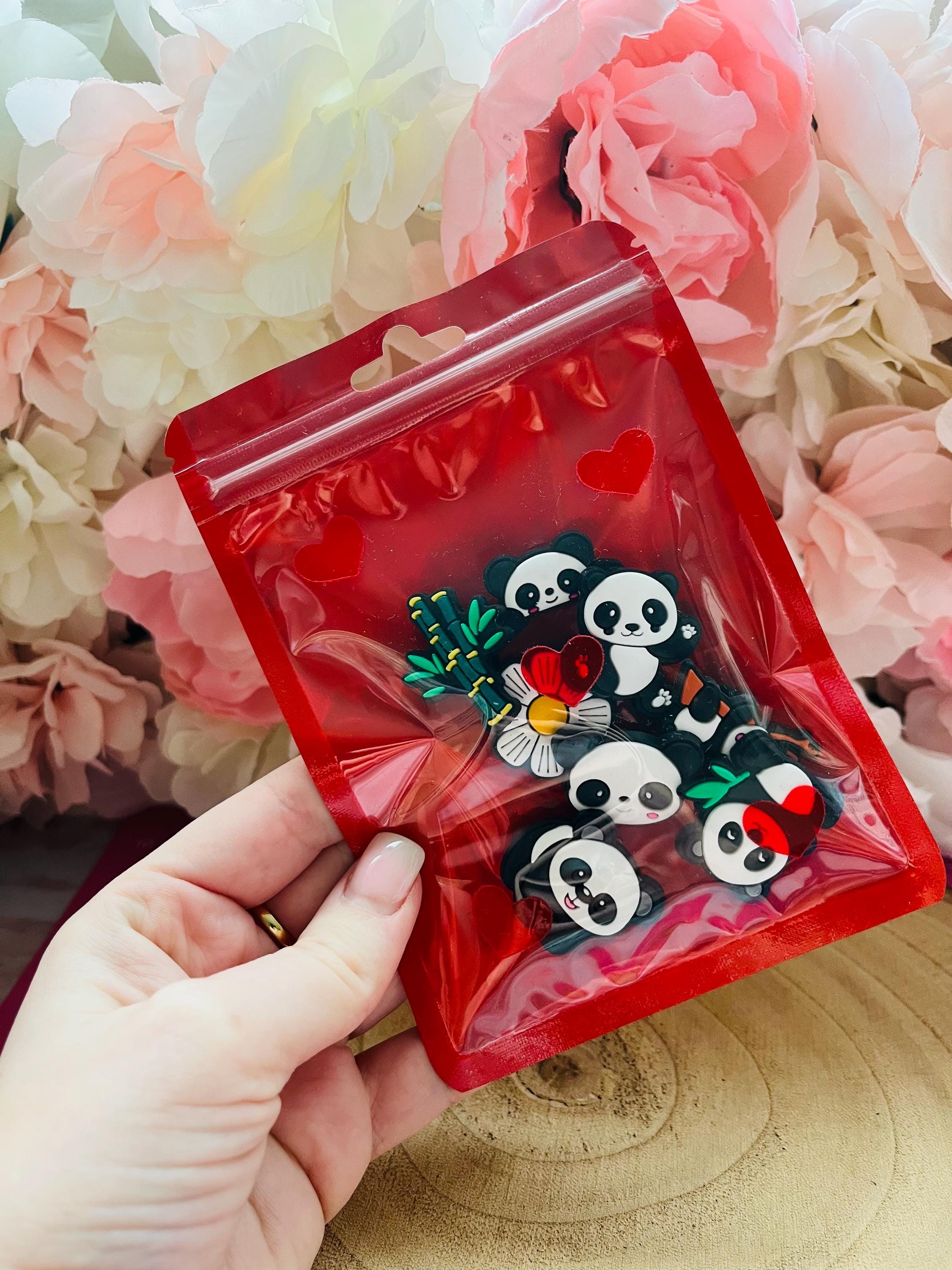 Panda Croc Charms | PVC Shoe Charms Set of 8