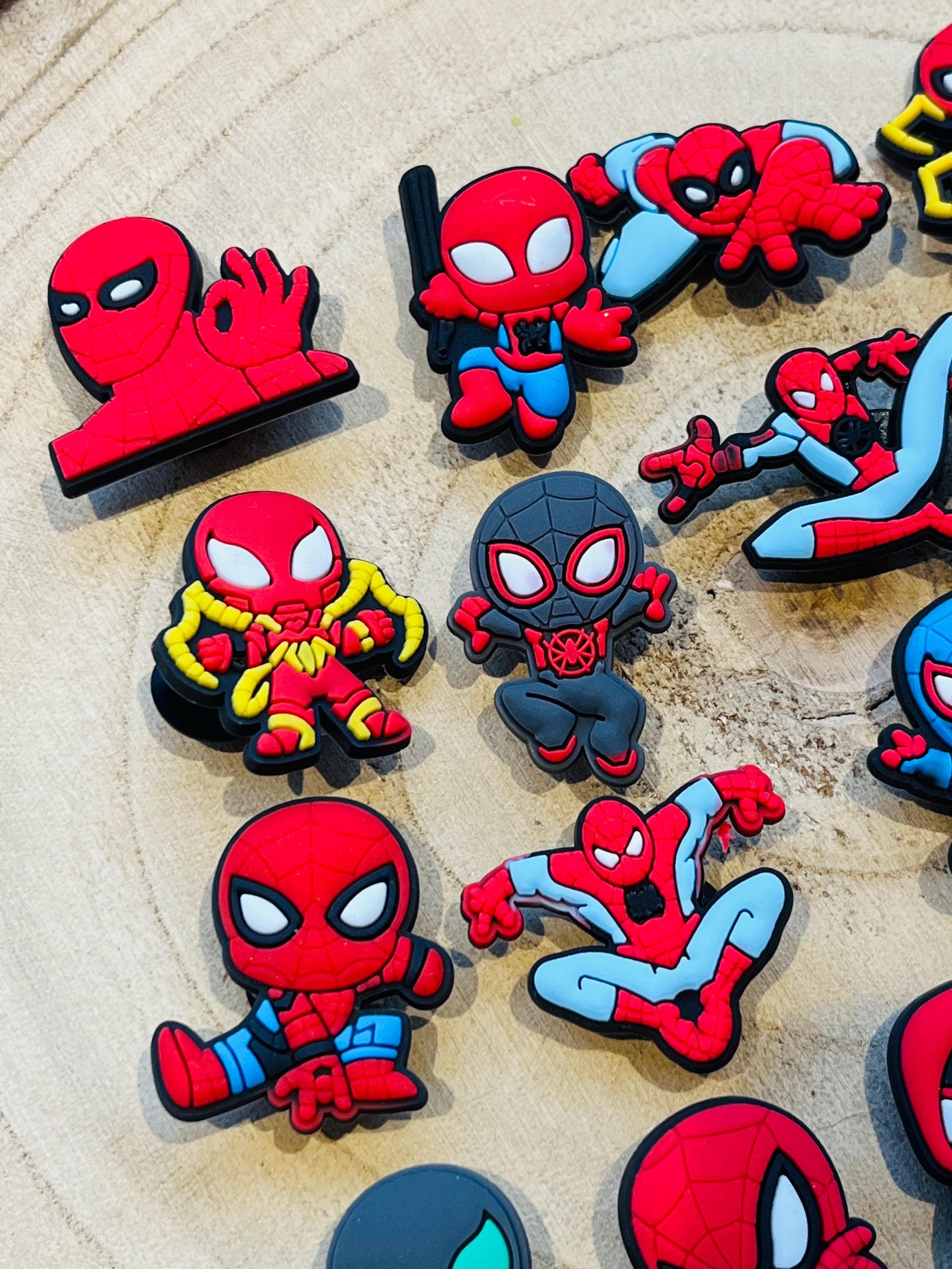 Spiderman Croc Charms - Pack of 16 PVC Shoe Charms