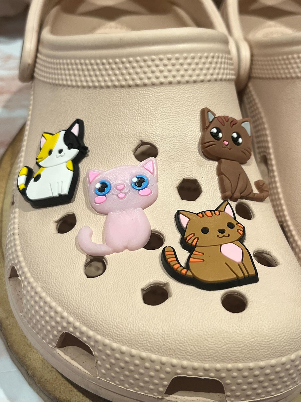 Cat Shoe Charms Bundle: Fashion PVC Shoe Decoration