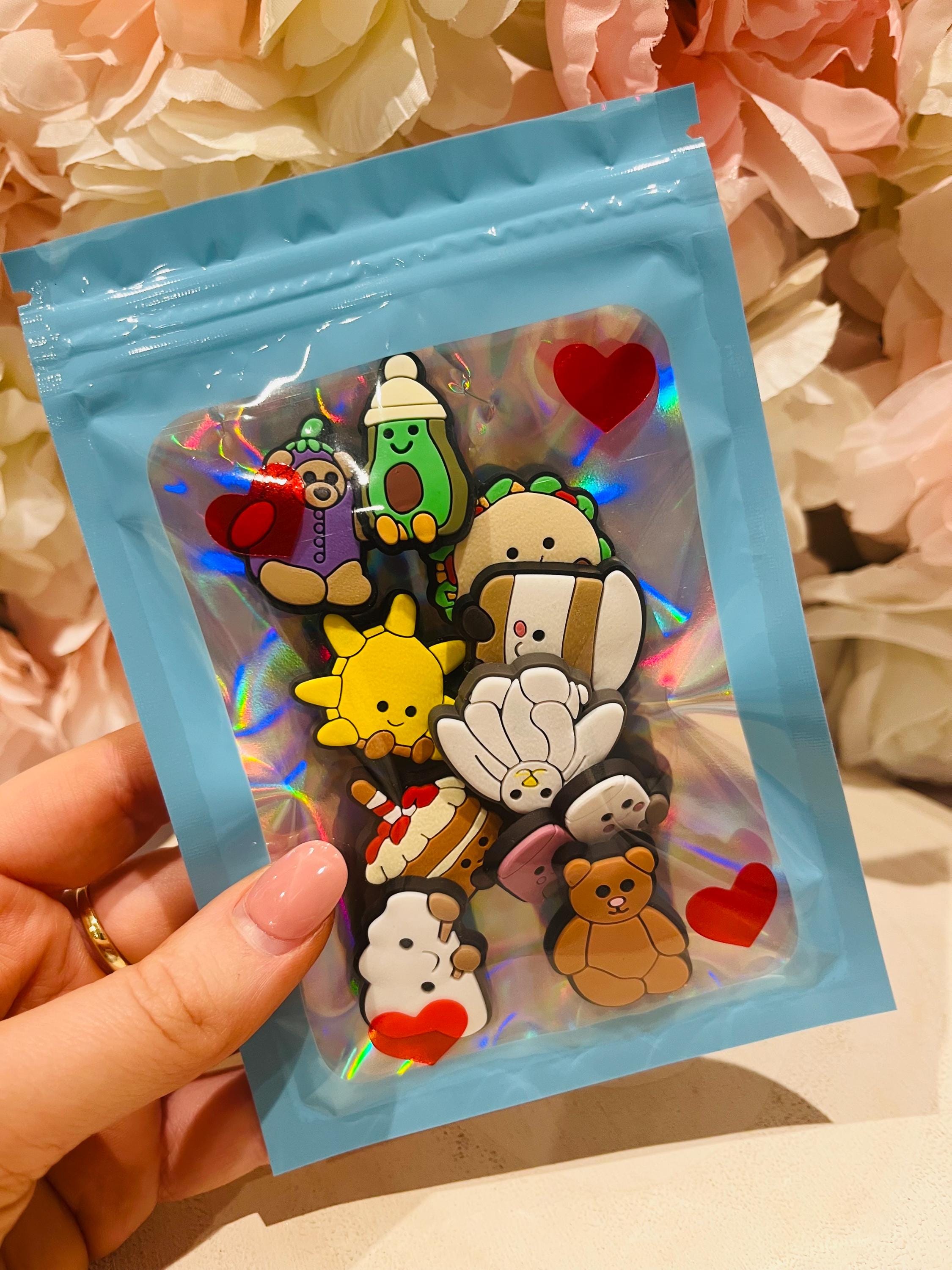 Set of 10 Jelly Cat Croc Charms PVC Shoe Accessories