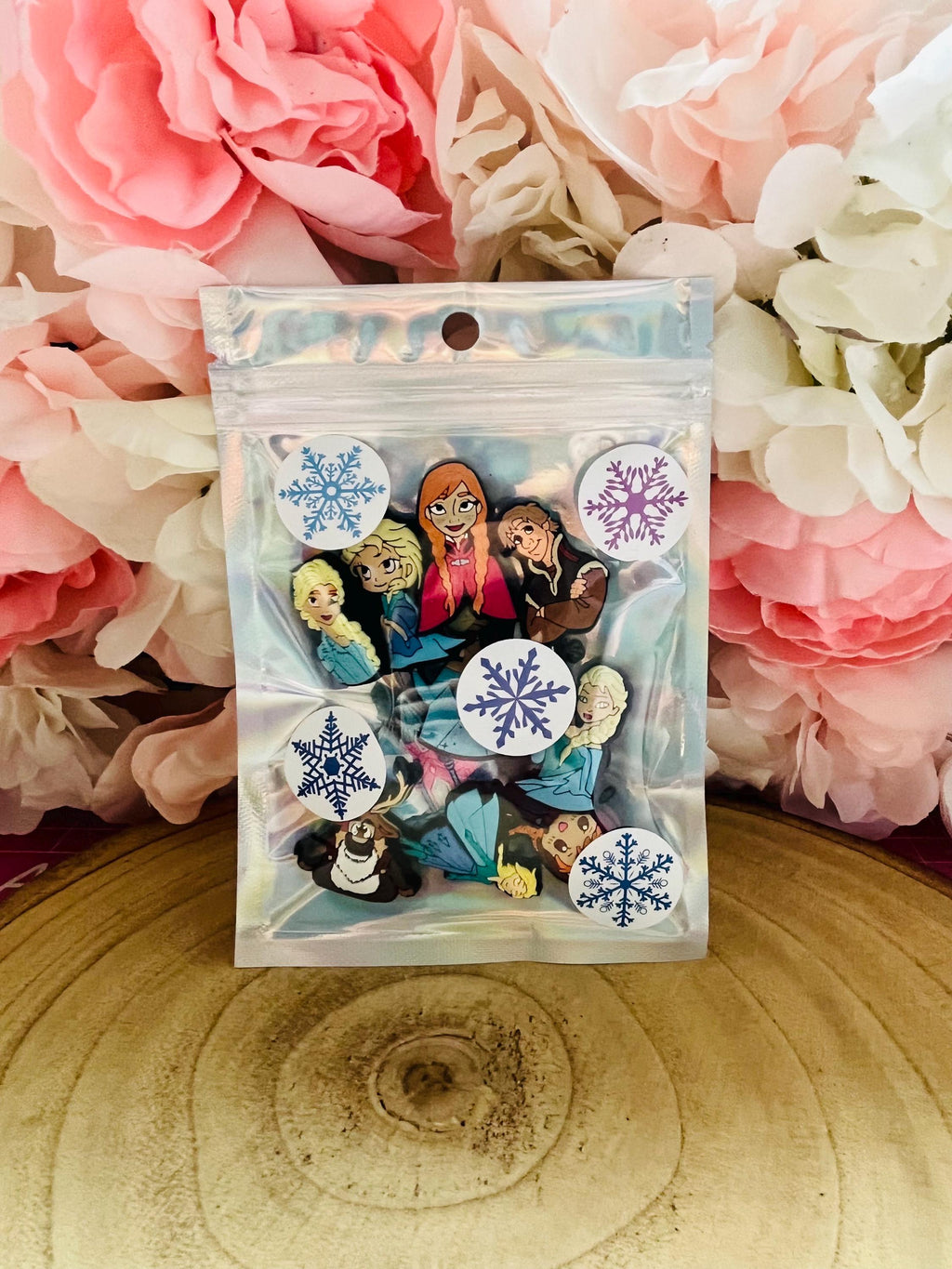 Disney Frozen Clog Shoe Charms | Pack of 12 | Girls Croc Charms | Anya Olaf Princess