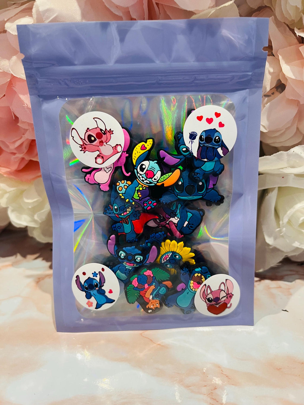 Lilo & Stitch Disney Shoe Charms Set of 10 Xmas Gifts Disneyland Ohana