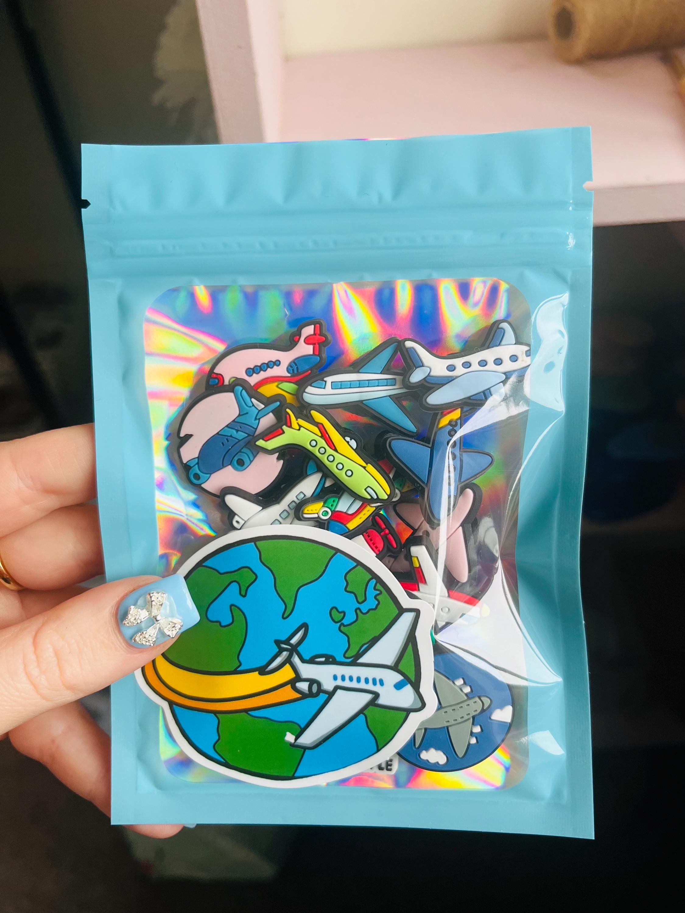 Airplane Shoe Charms: Boys Adventure Clog Accessories