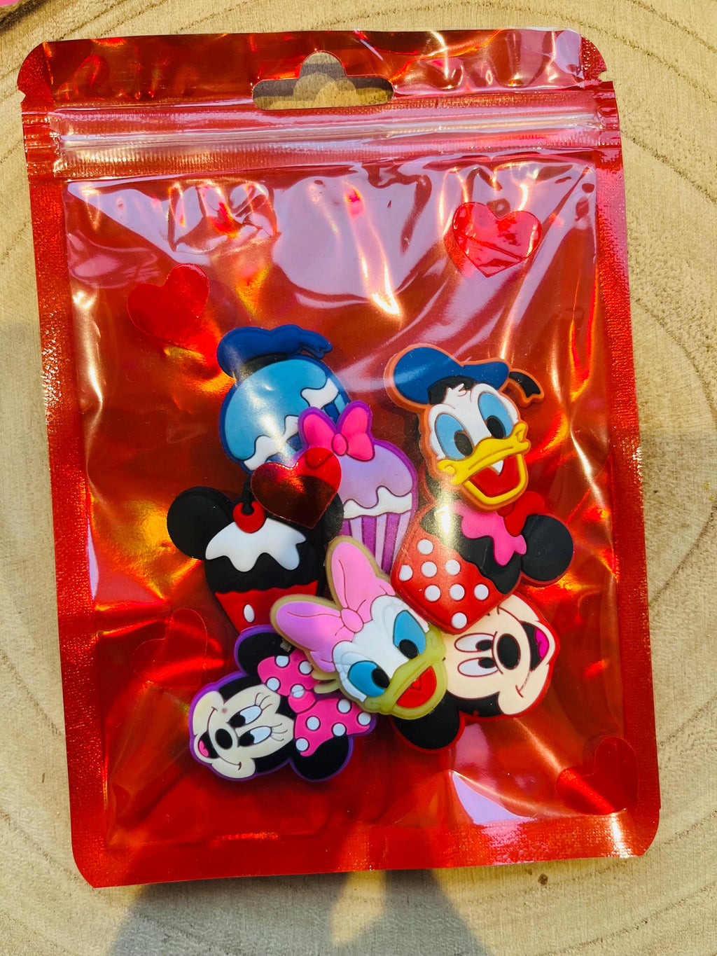 Pack of Disney Mickey & Minnie Croc Charms
