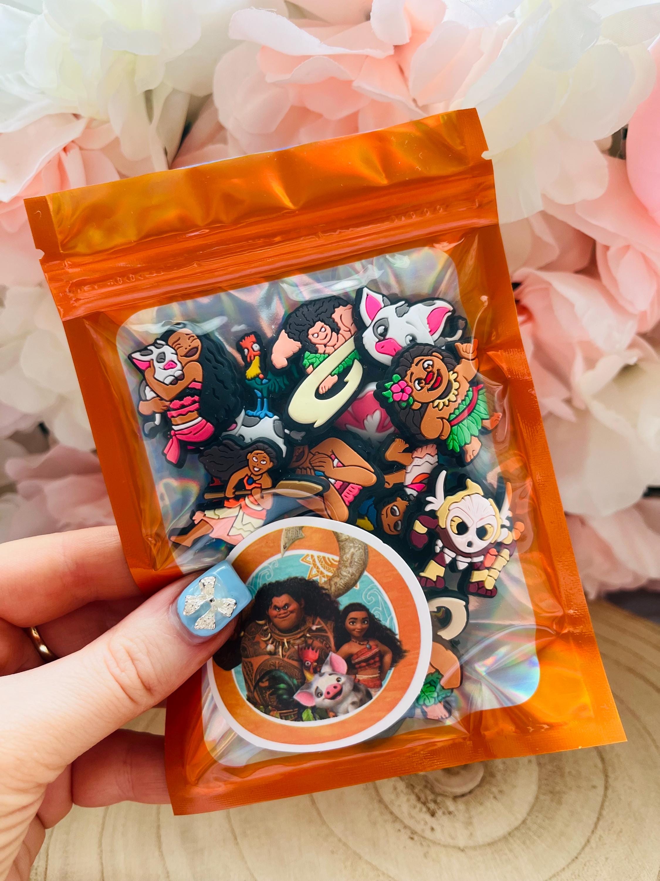 Moana Croc Charms - Set of 15 PVC Shoe Jibbitz