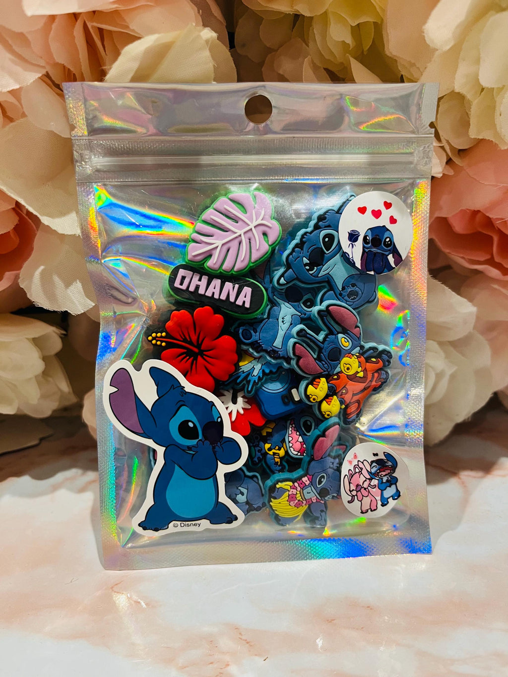 Stitch Croc Charms - 12 Piece Set - Kids Clog Decorations