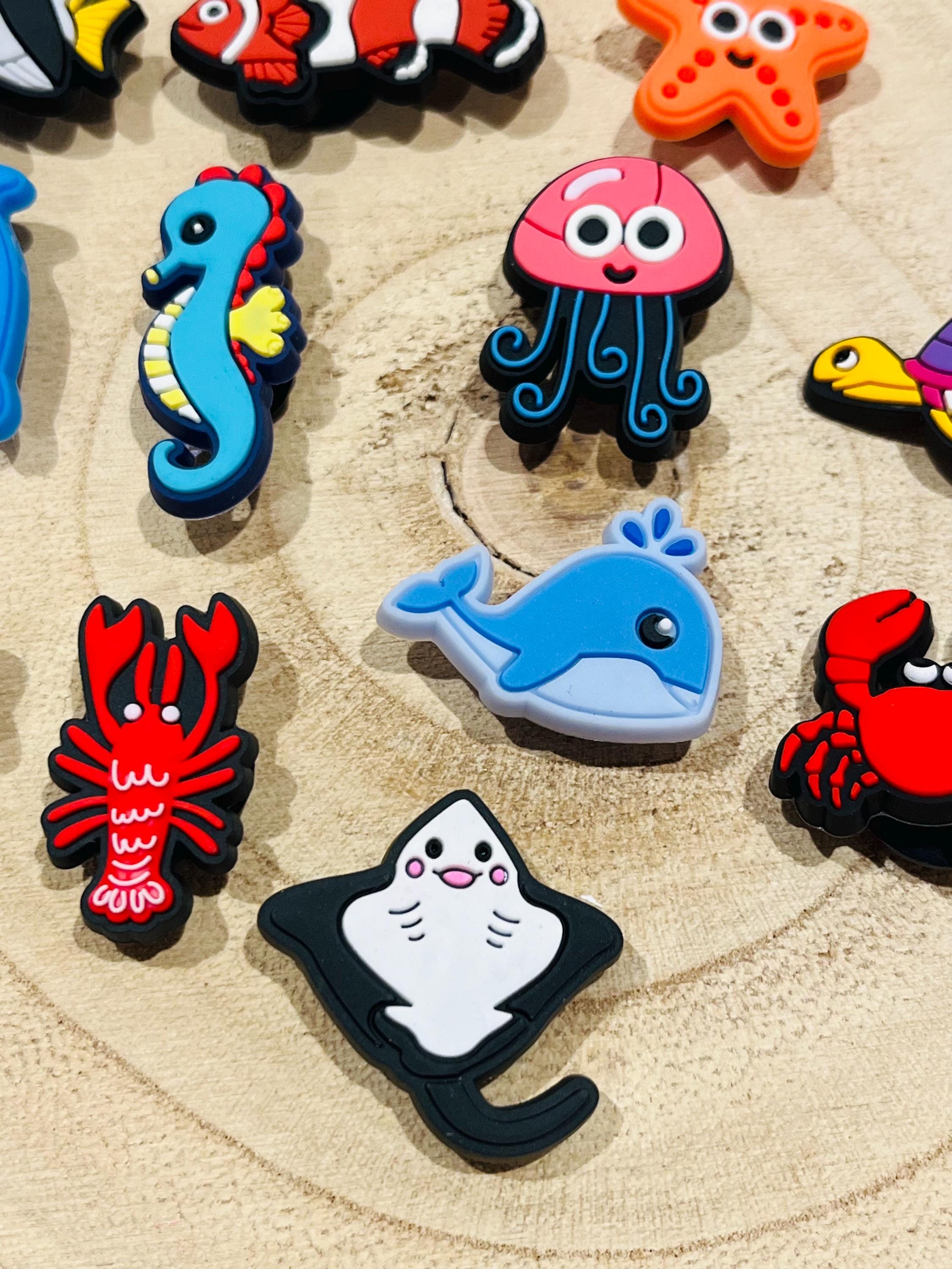 Under The Sea Croc Charms: PVC Shoe Charm Bundle