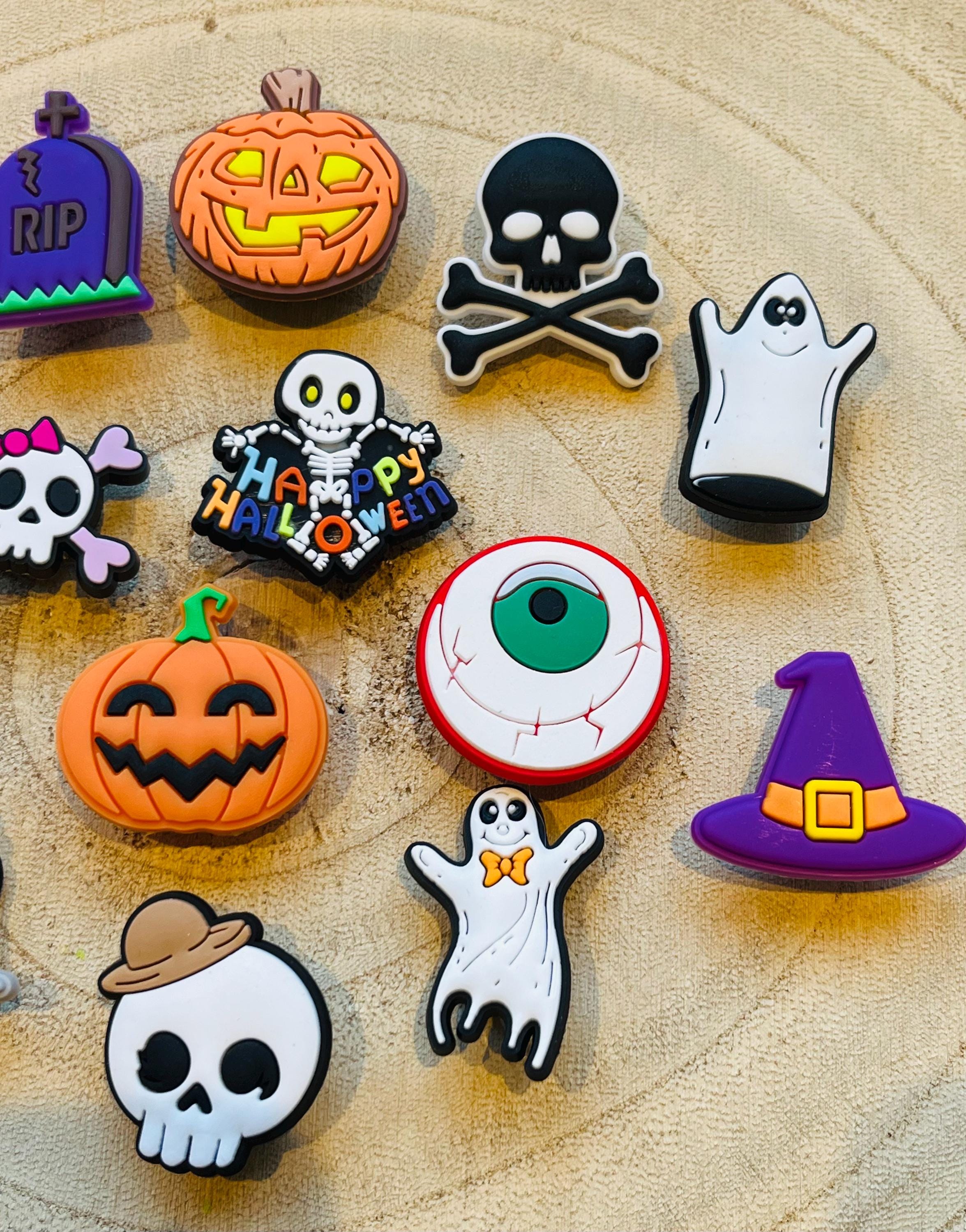 Halloween Croc Charms Bundle: Spooky Shoe Accessories