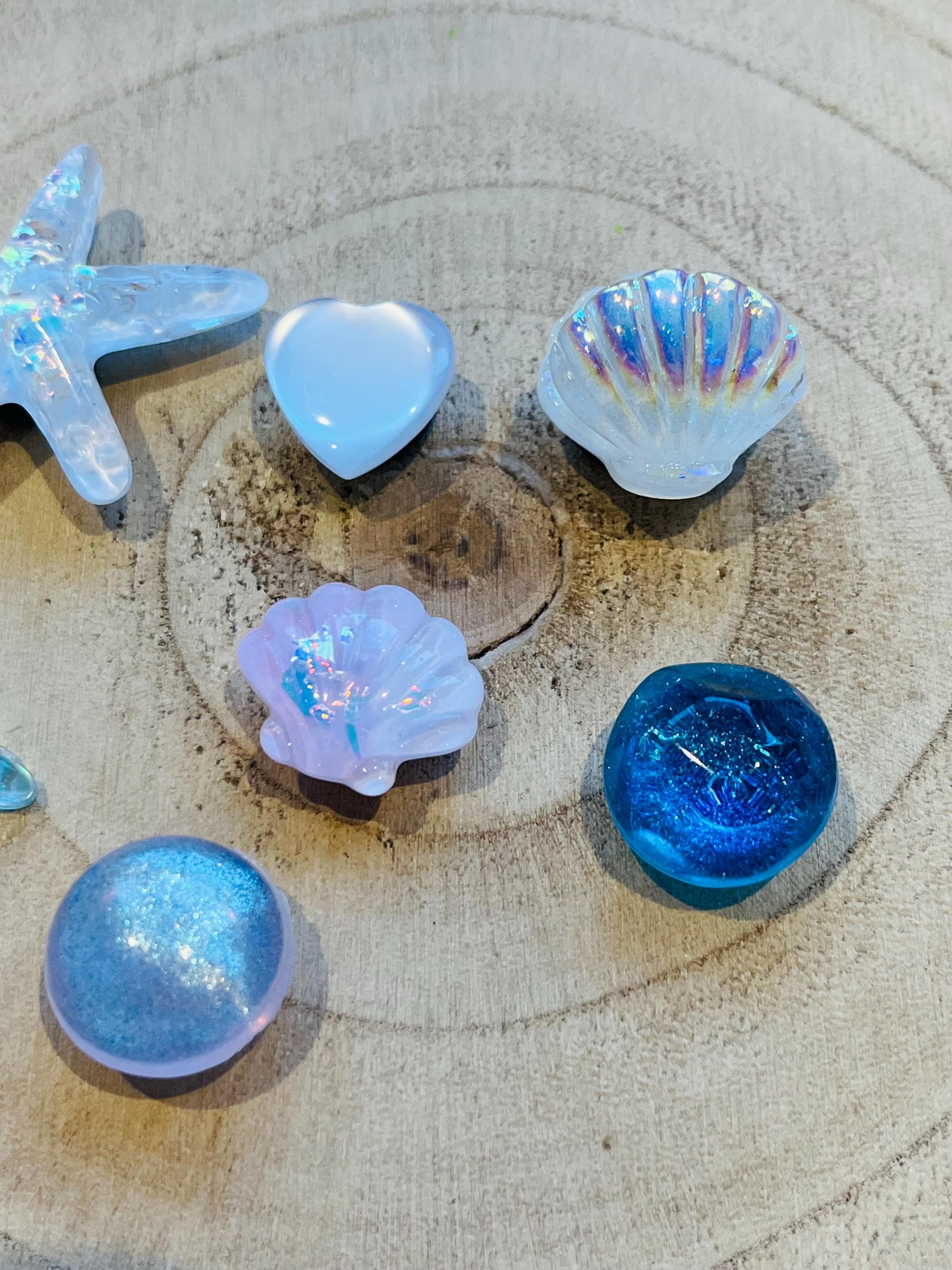 Sea Life Shoe Charms - Pearl, Dolphin, Starfish - Croc & Clog Decoration