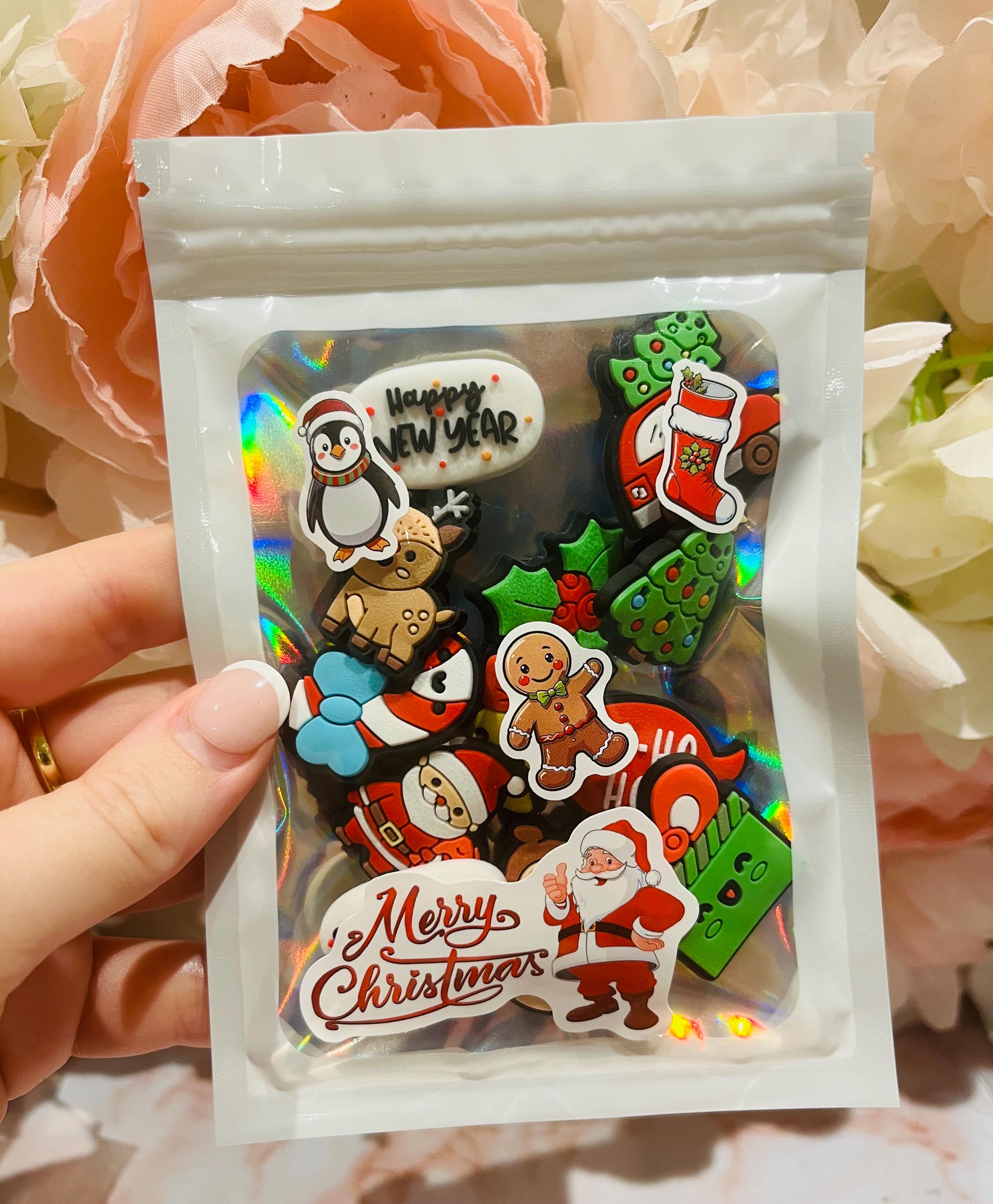 Bundle Of Christmas Charms | PVC Shoe Charms | Great Price | Advent Calendar Fillers