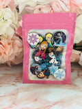 Disney Princess Frozen Croc Charms Cute Pink Bag Set Of 12 Bundle Shoe Charms