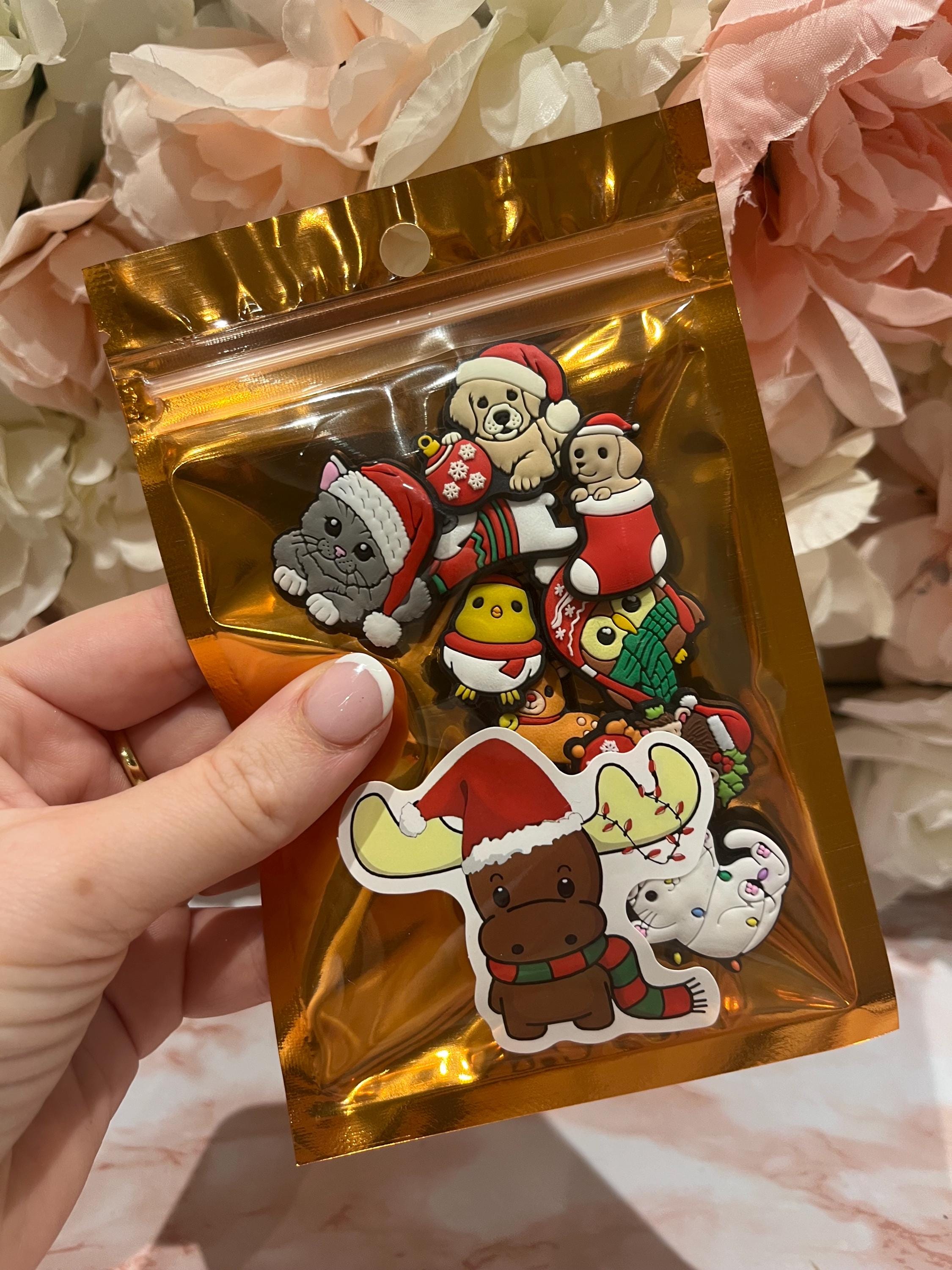 Animal Christmas Croc Charms - Stocking Fillers - PVC Custom Shoe Accessories Pack of 10