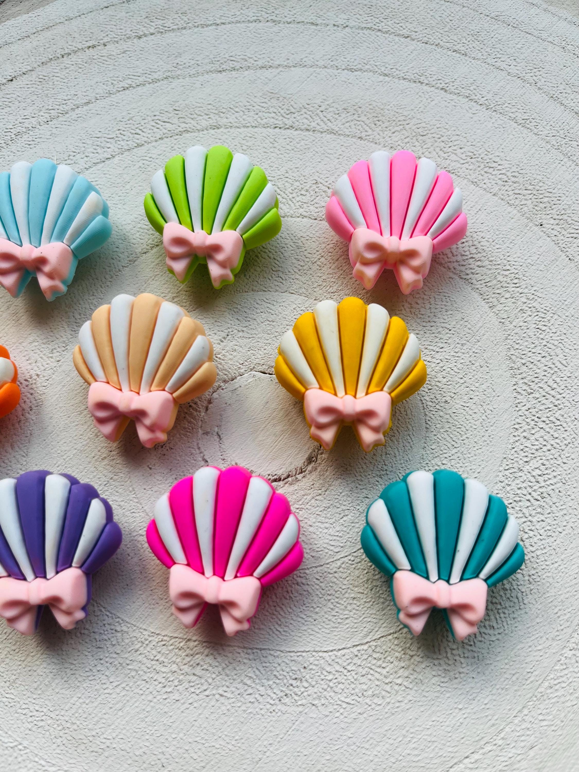 Seashell Croc Charms: Summer Beach Holiday Set
