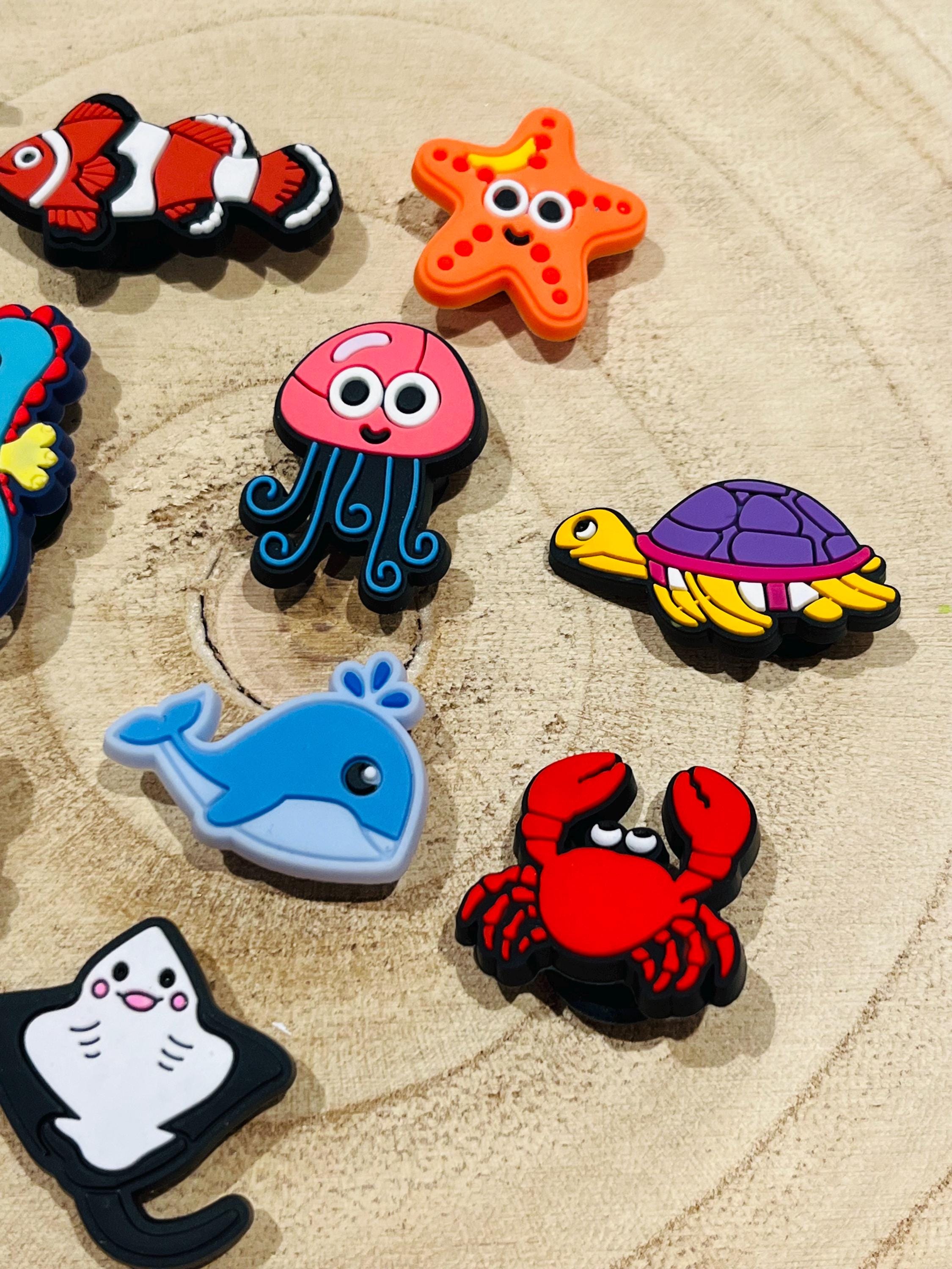 Under The Sea Croc Charms: PVC Shoe Charm Bundle