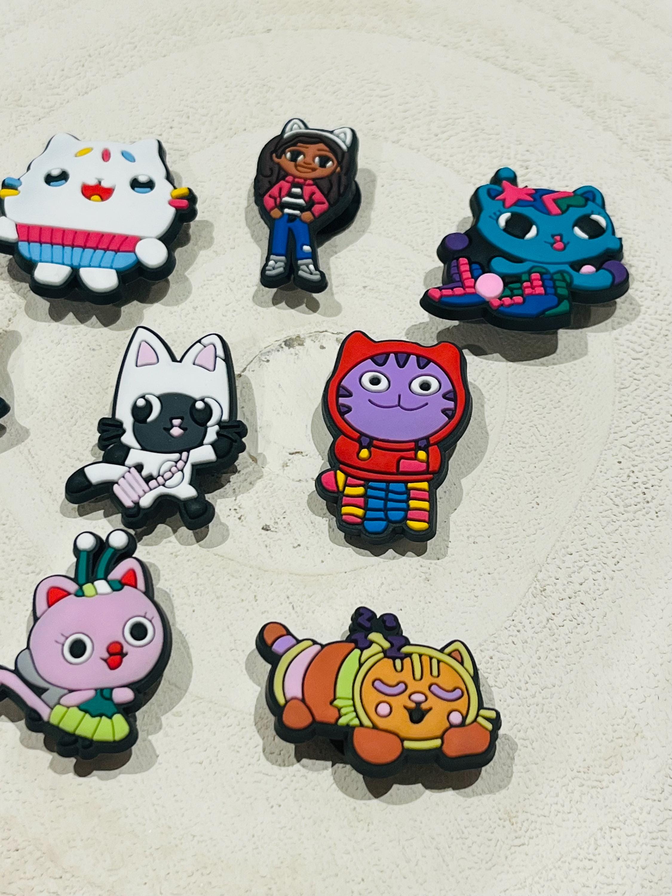 Set of 8 Gabby Dolls House Croc Charms