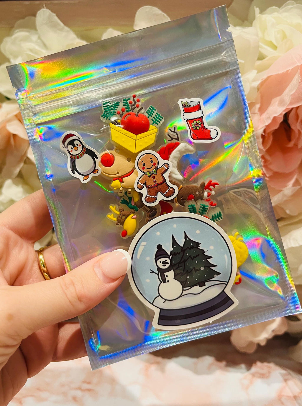 Christmas Croc Charms: Festive PVC Shoe Decoration (Set of 8)