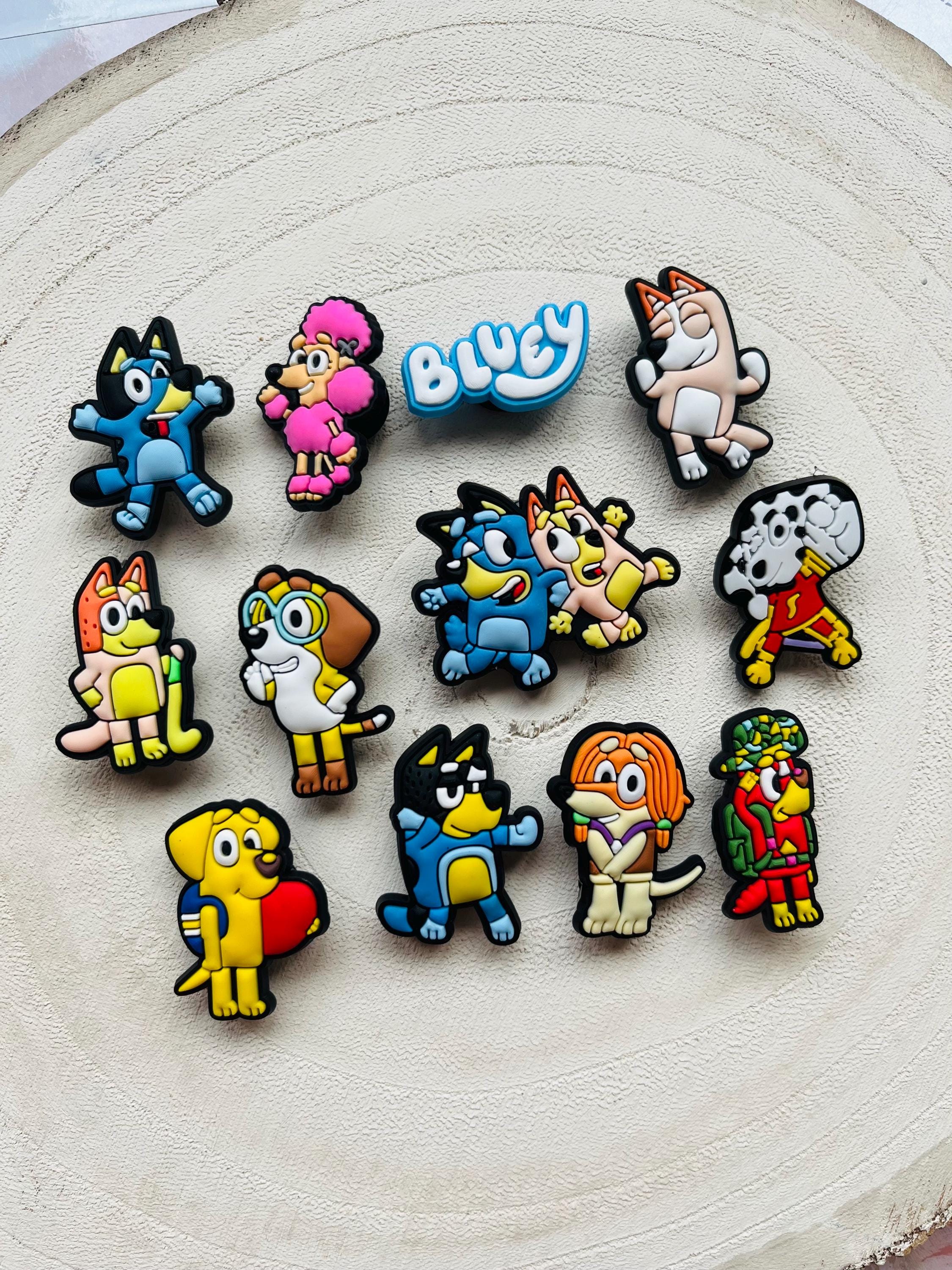 Bluey Croc Charms - Set of 12 PVC Shoe Accessories