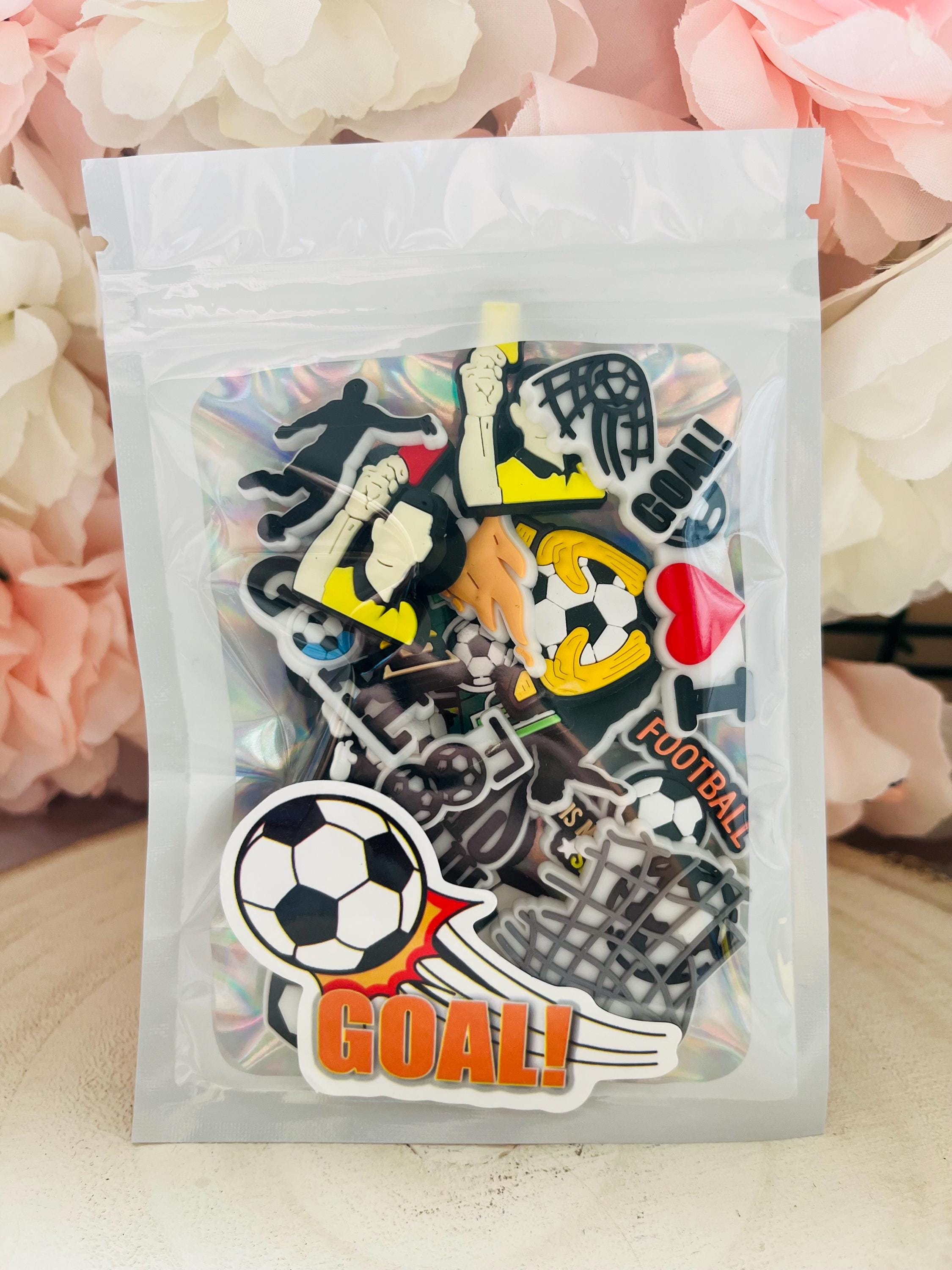 Huge Pack of Boys Football Croc Charms