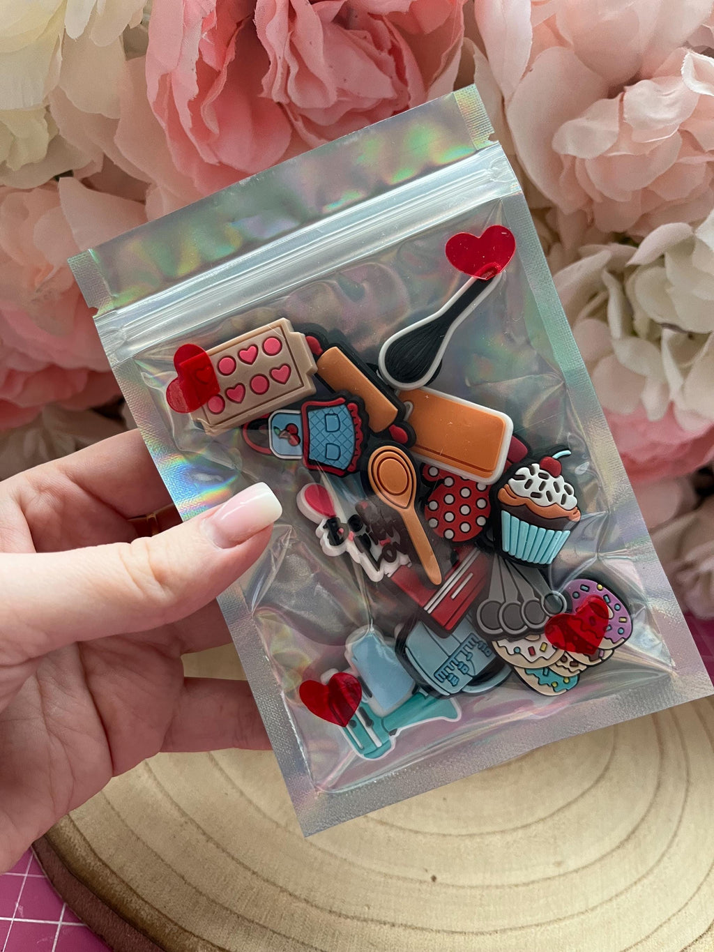 Set of 14 Baking Croc PVC Shoe Charms Jibbitz