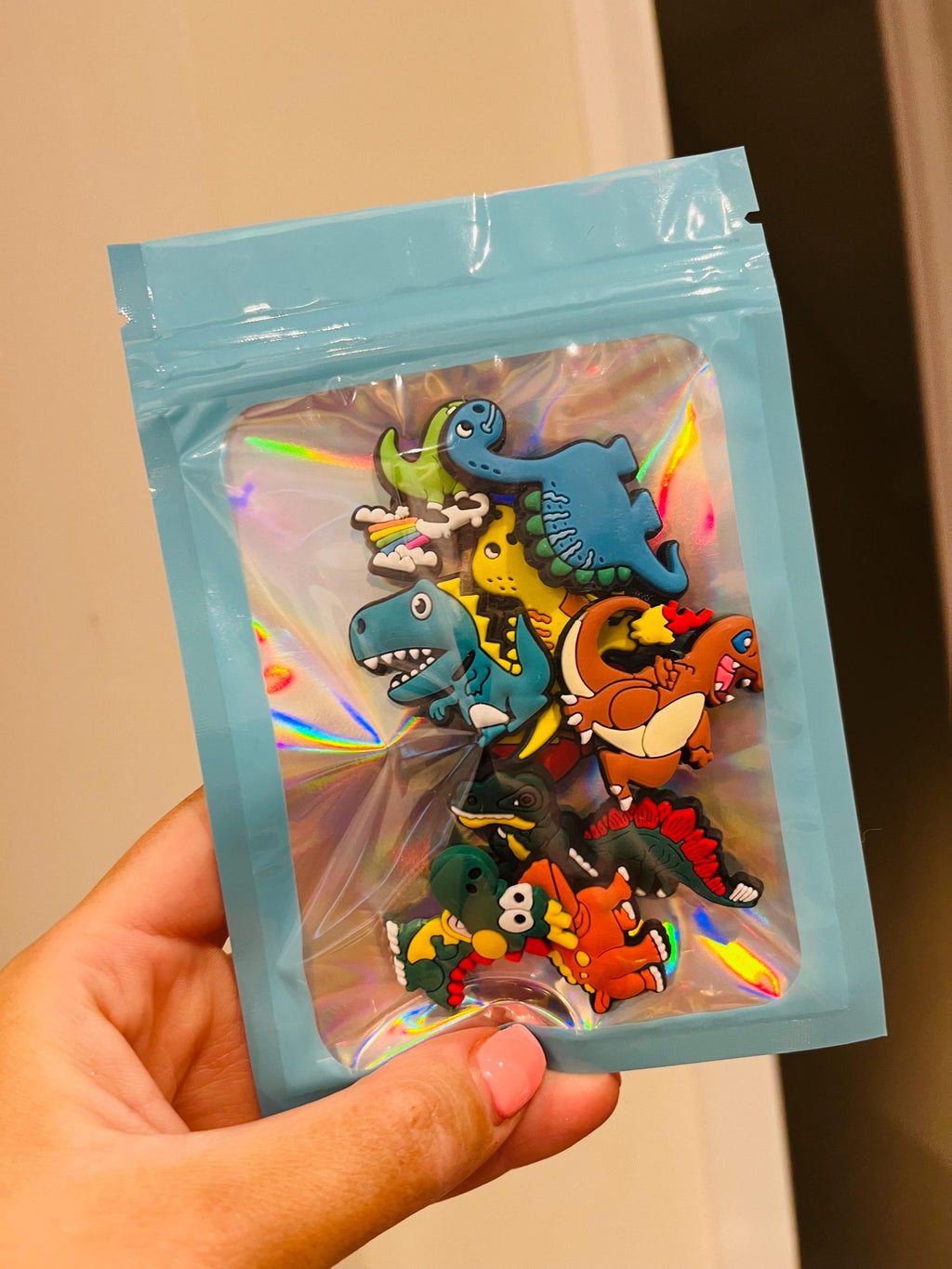 Dinosaur Croc Charms: Shoe Accessories Bundle (Set of 10)