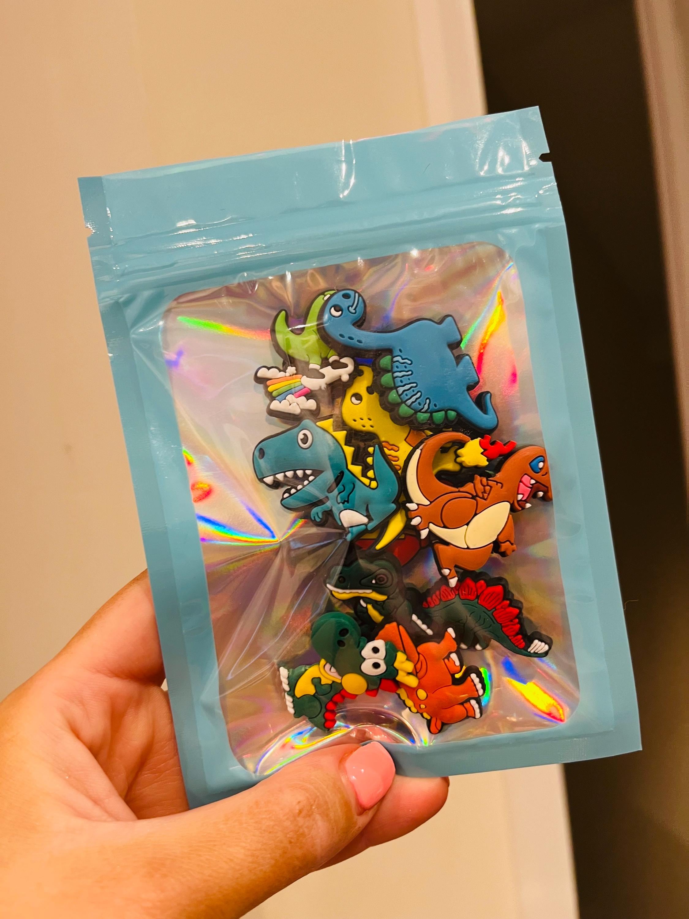 Dinosaur Croc Charms: Shoe Accessories Bundle (Set of 10)