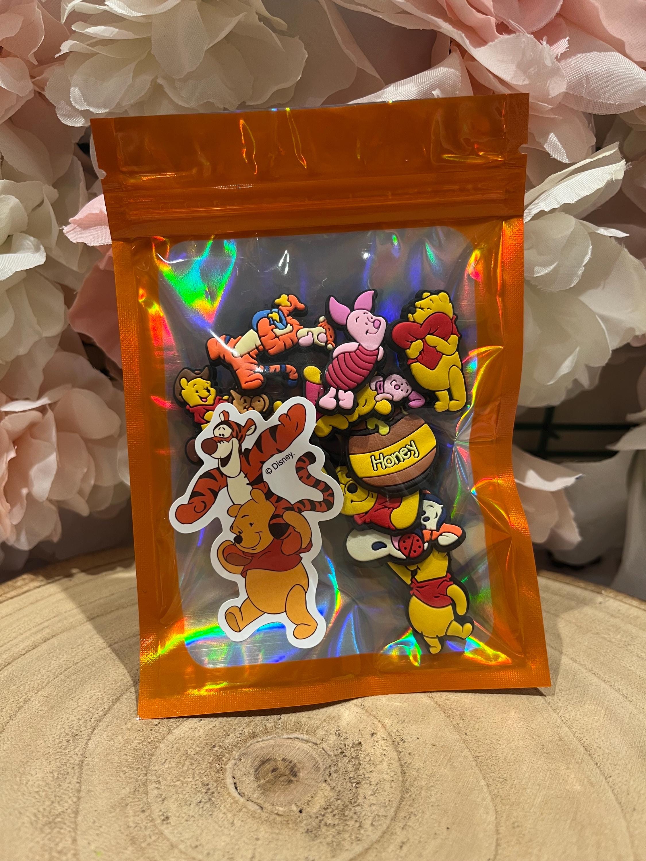 Set of 10 Winnie The Pooh Croc Charms | Disney Croc Charms | Clog Charms | Tigger Croc Charms | Piglet Eeyore Honey Pot Charms