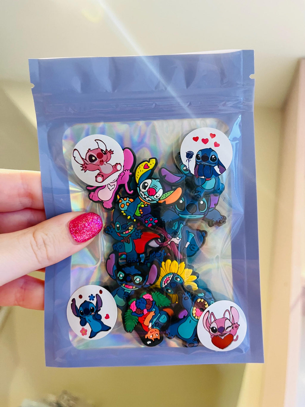 Lilo & Stitch Disney Shoe Charms Set of 10 Xmas Gifts Disneyland Ohana