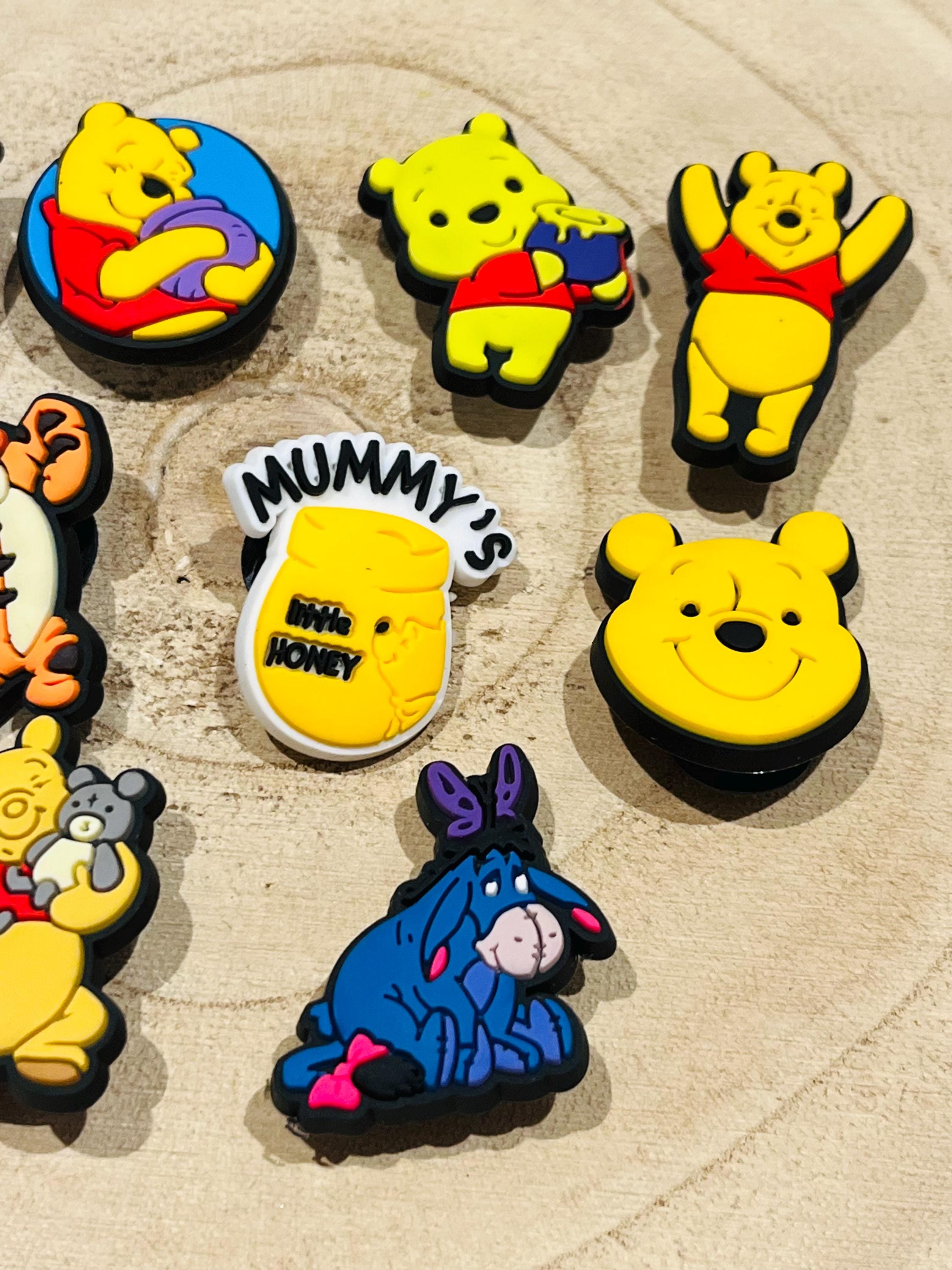 Disney Winnie The Pooh Set of Shoe Charms PVC Pack of 10 only 4.99