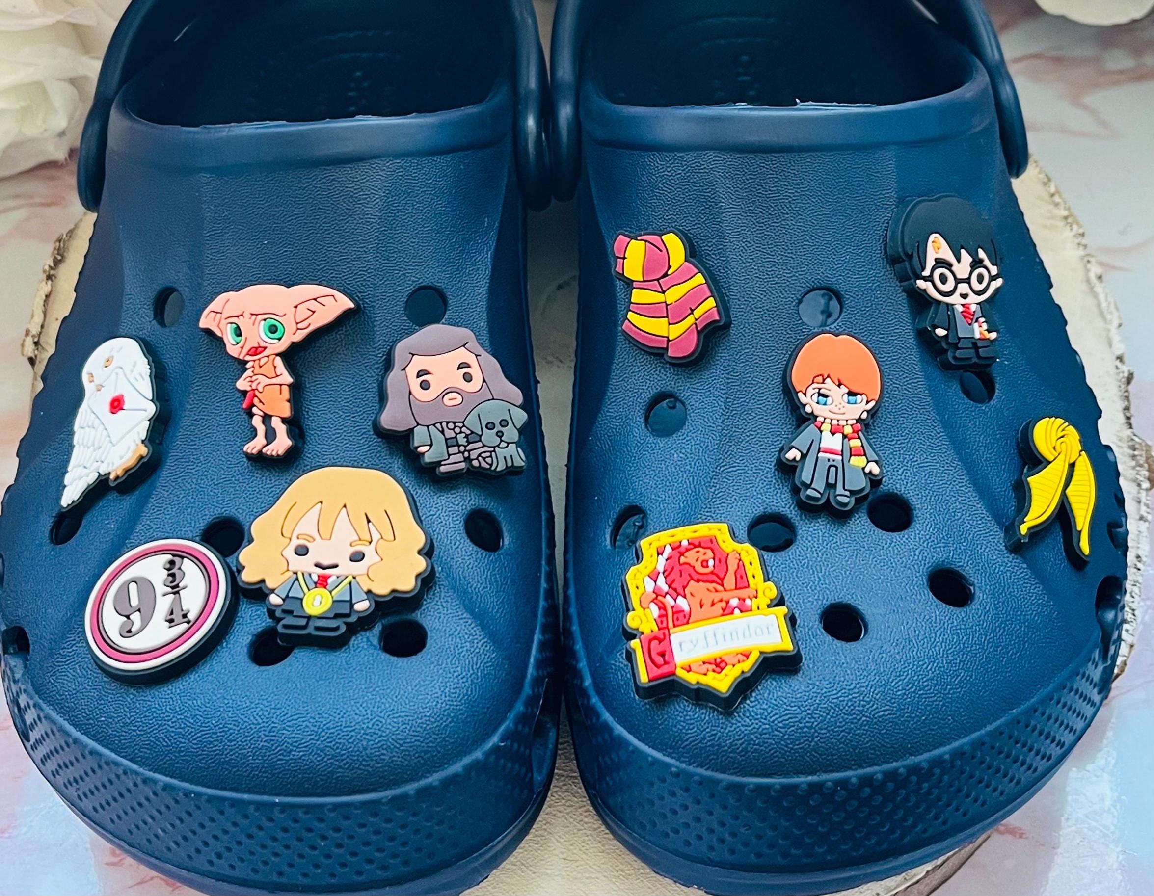 Harry Potter Croc Charms: Wizard Shoe Clog Accessories, Set of 10