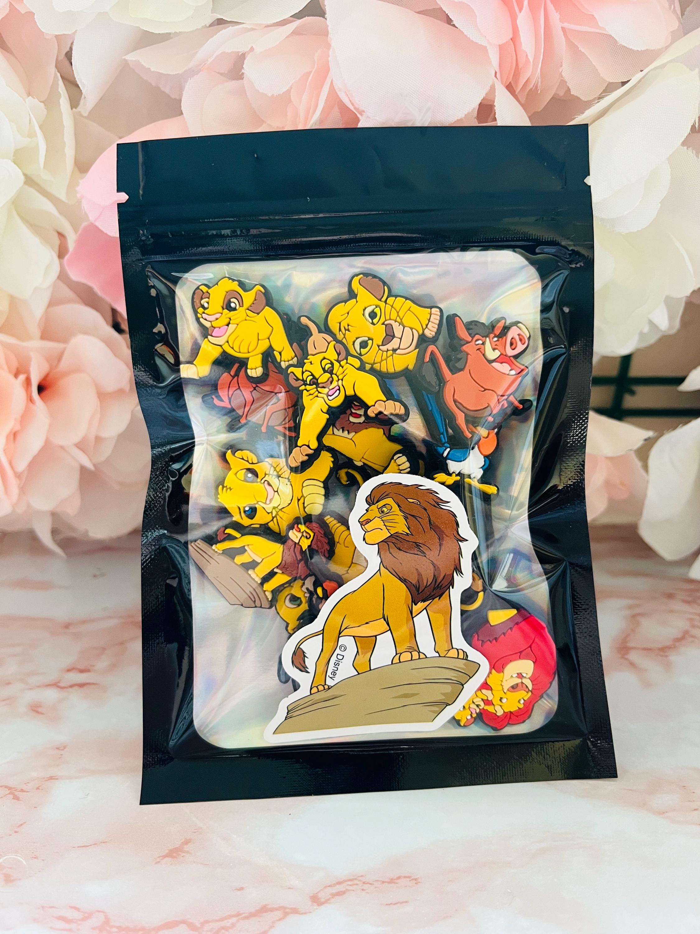 Lion Fashionable Croc Charm Animal Safari Croc Charms Bundle