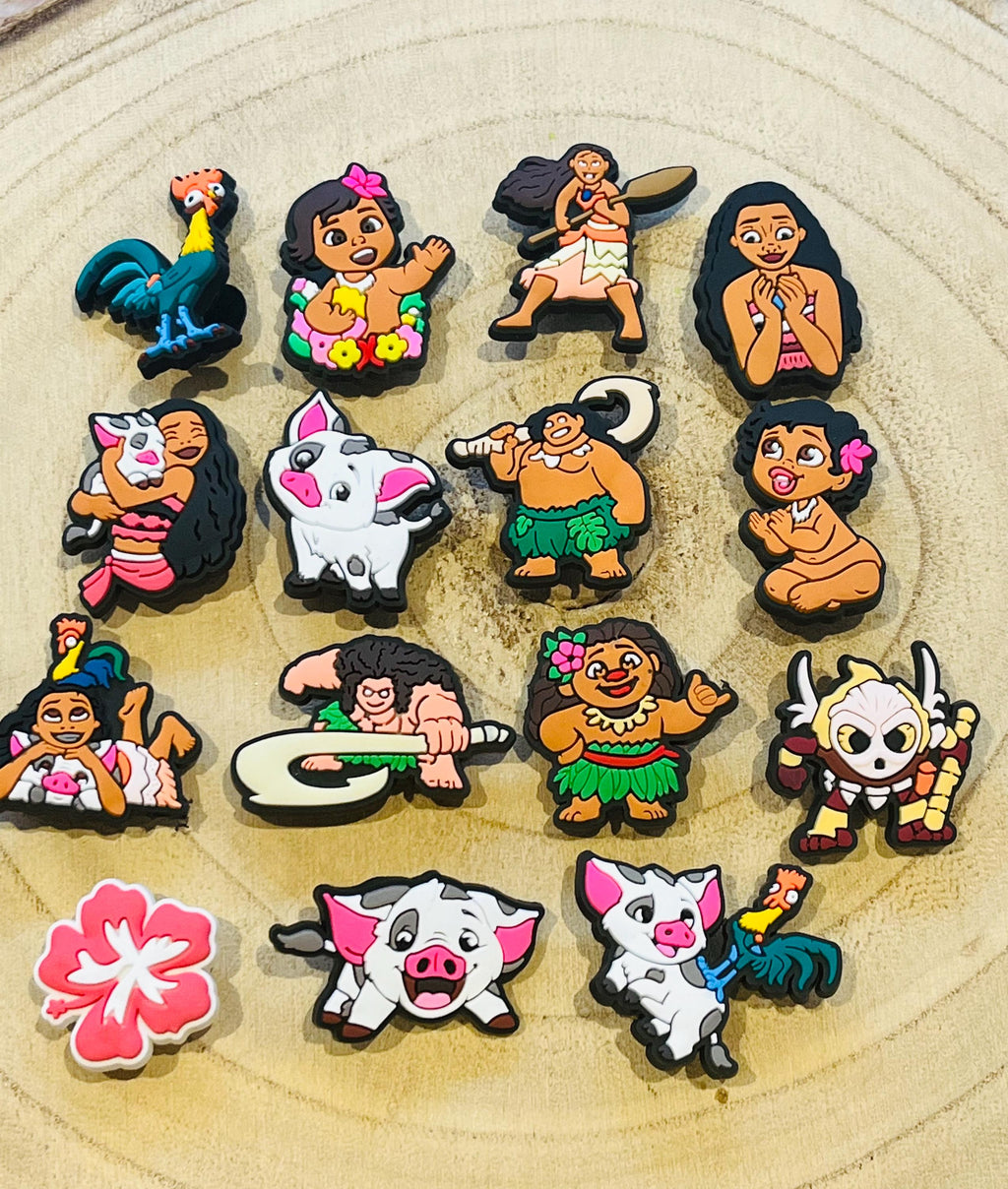 Disney Croc Charms Moana Shoe Fashion Accessories