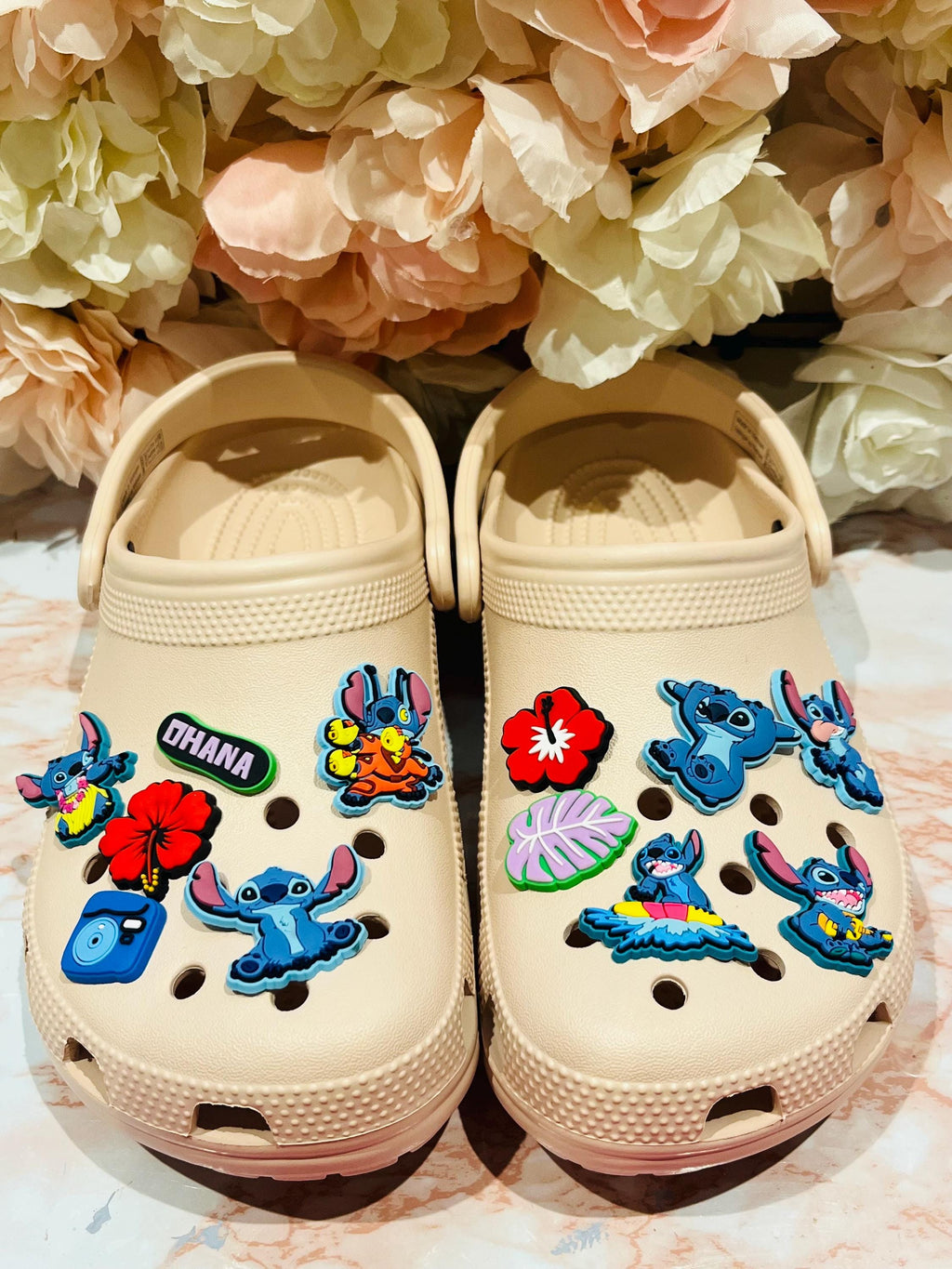 Stitch Croc Charms Party Favor Bags - 12 Piece Set