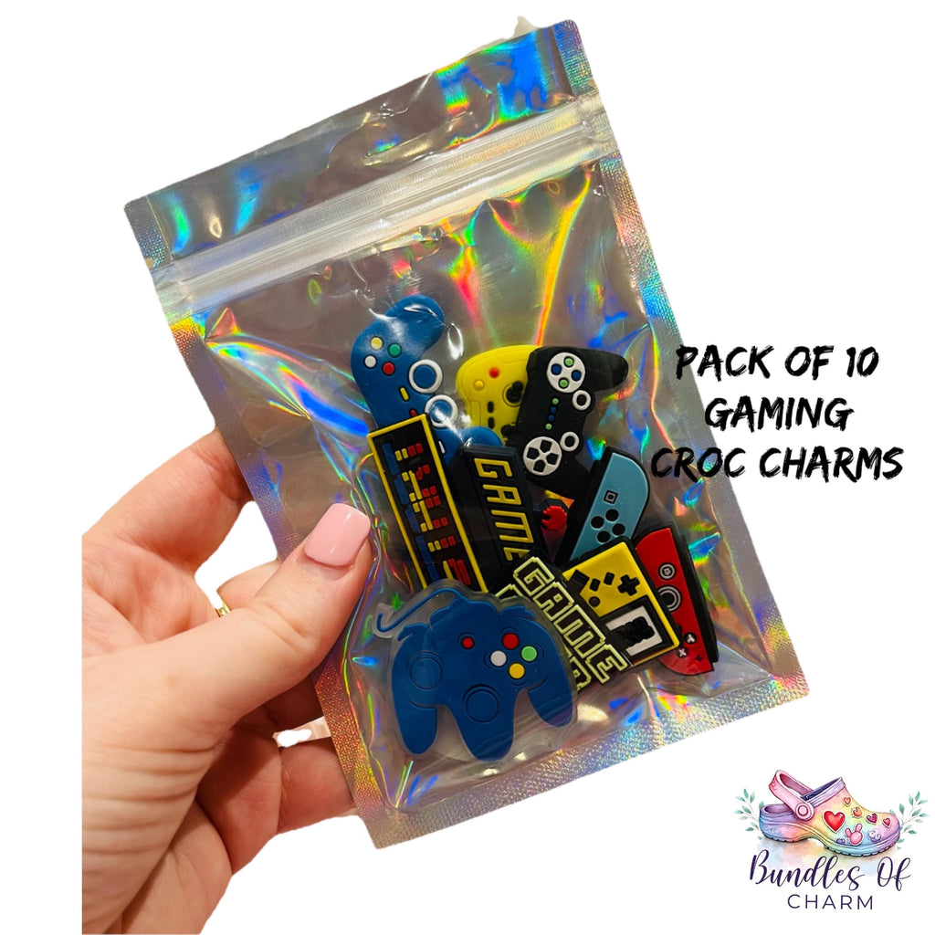 Gaming Croc Charms - Nintendo Switch Bundle (Pack of 10)