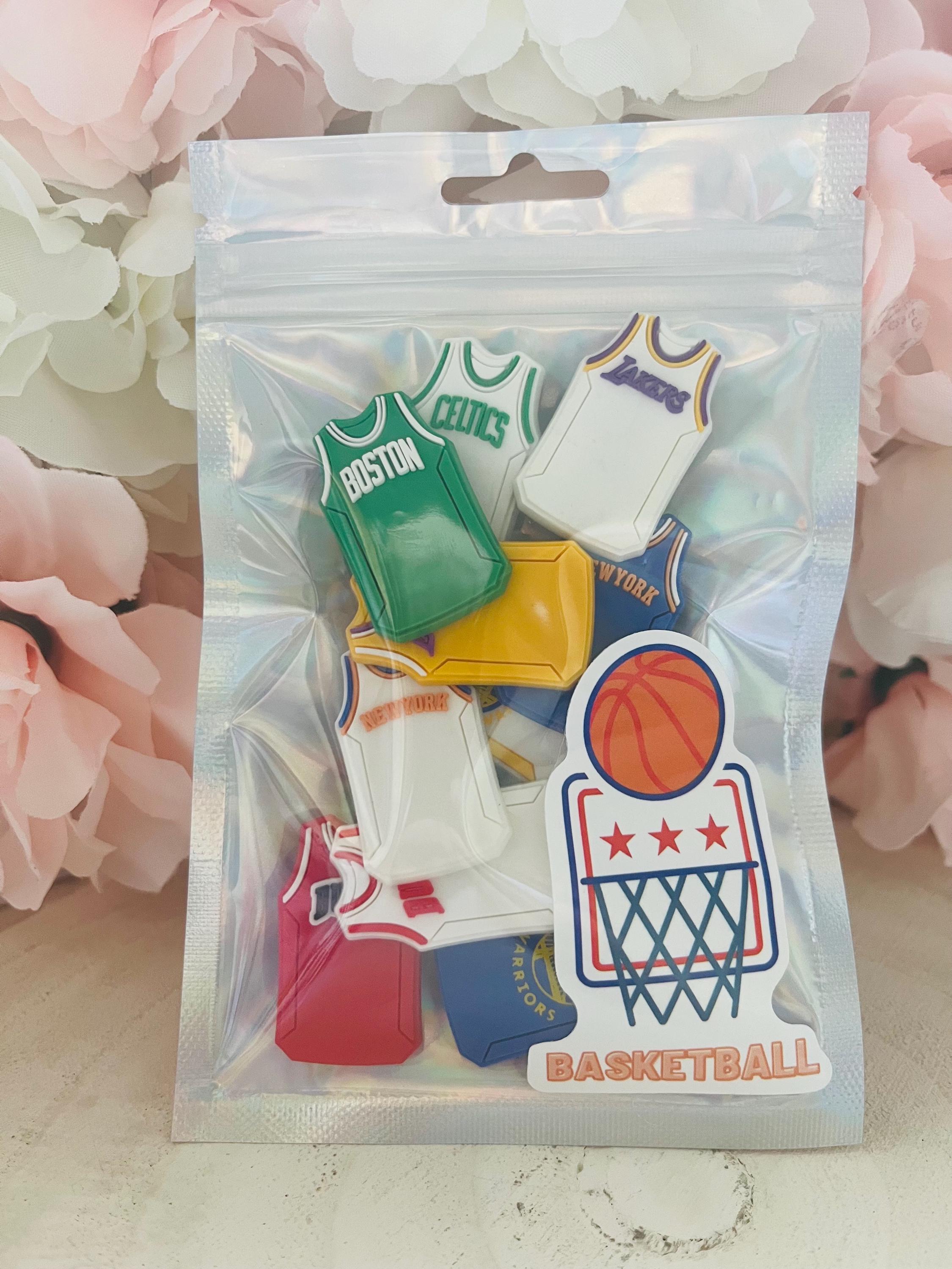 Basketball Jersey Croc Charms: NBA Team Bundle