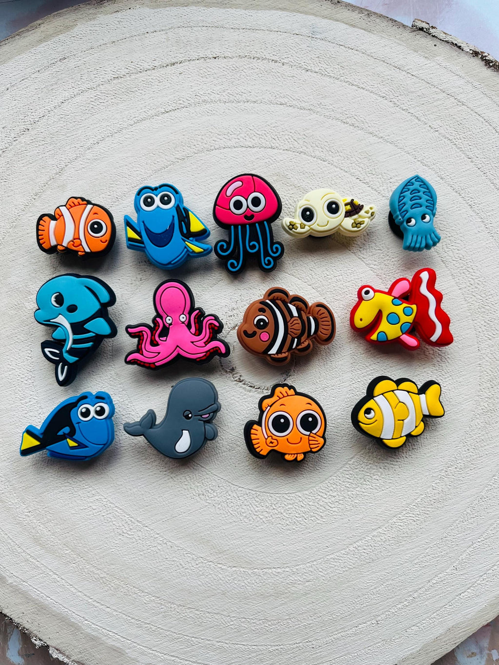 Disney Nemo Set Of 13 Croc Charms | Holiday Jibbitz | Clog | Shoe Accessories |