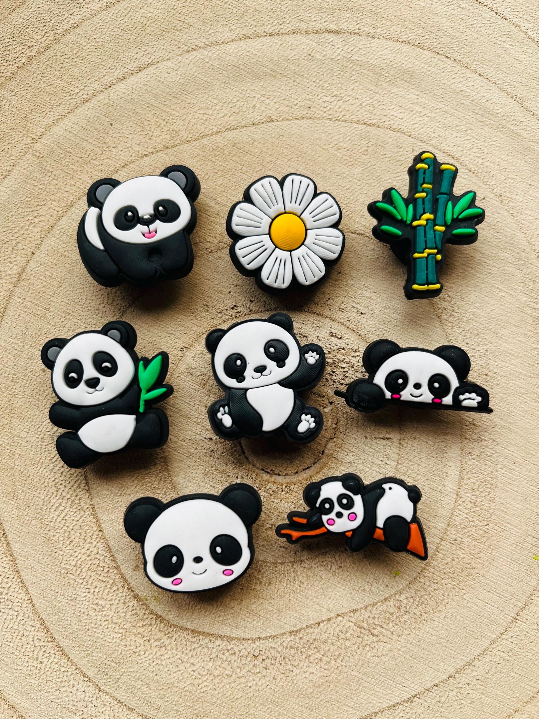 Panda Croc Charms | PVC Shoe Charms Set of 8