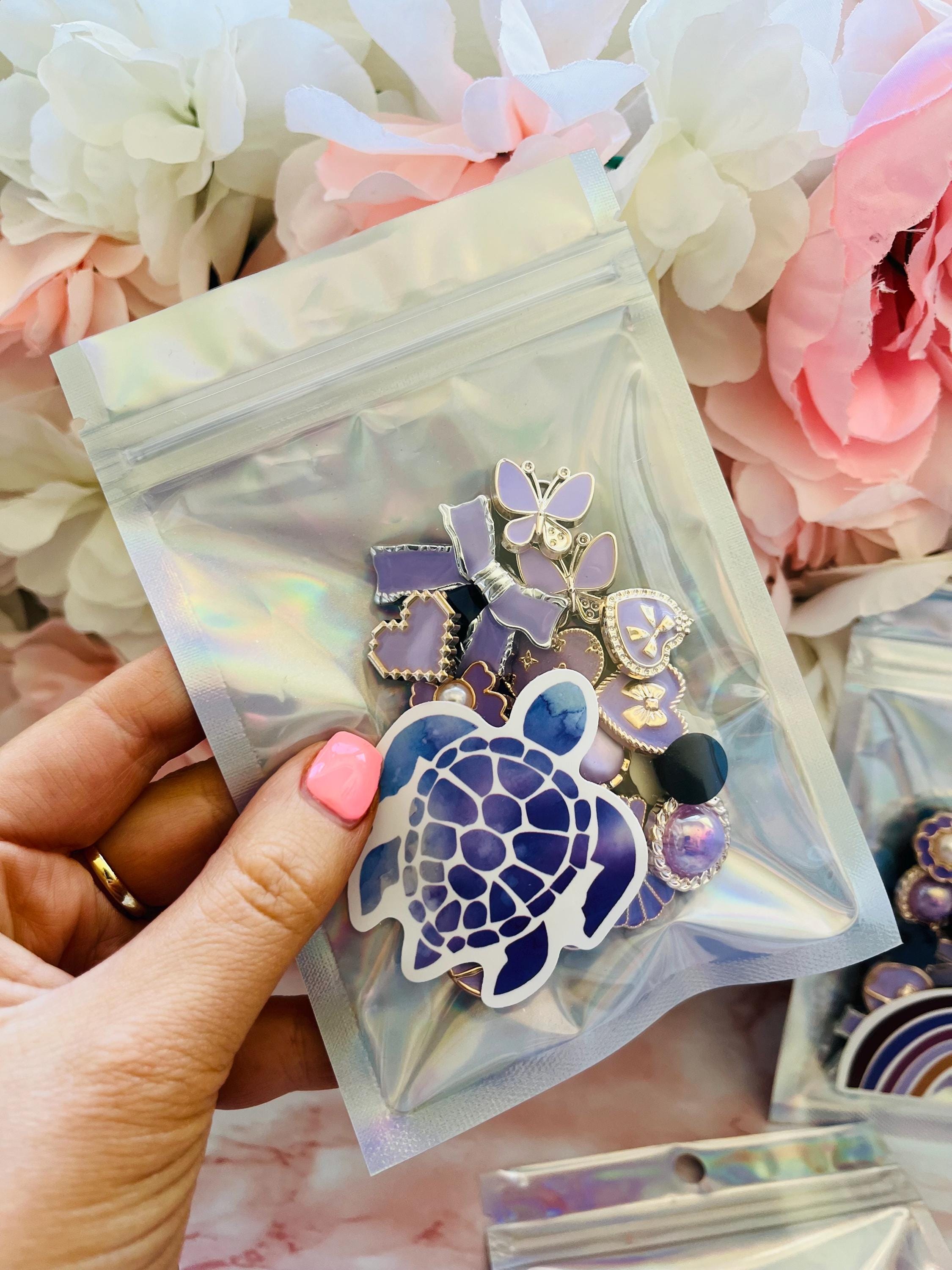 Lilac Croc Charms - Set of 16 - Summer Clog Decoration