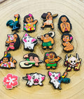 Moana Croc Charms - Set of 15 PVC Shoe Jibbitz