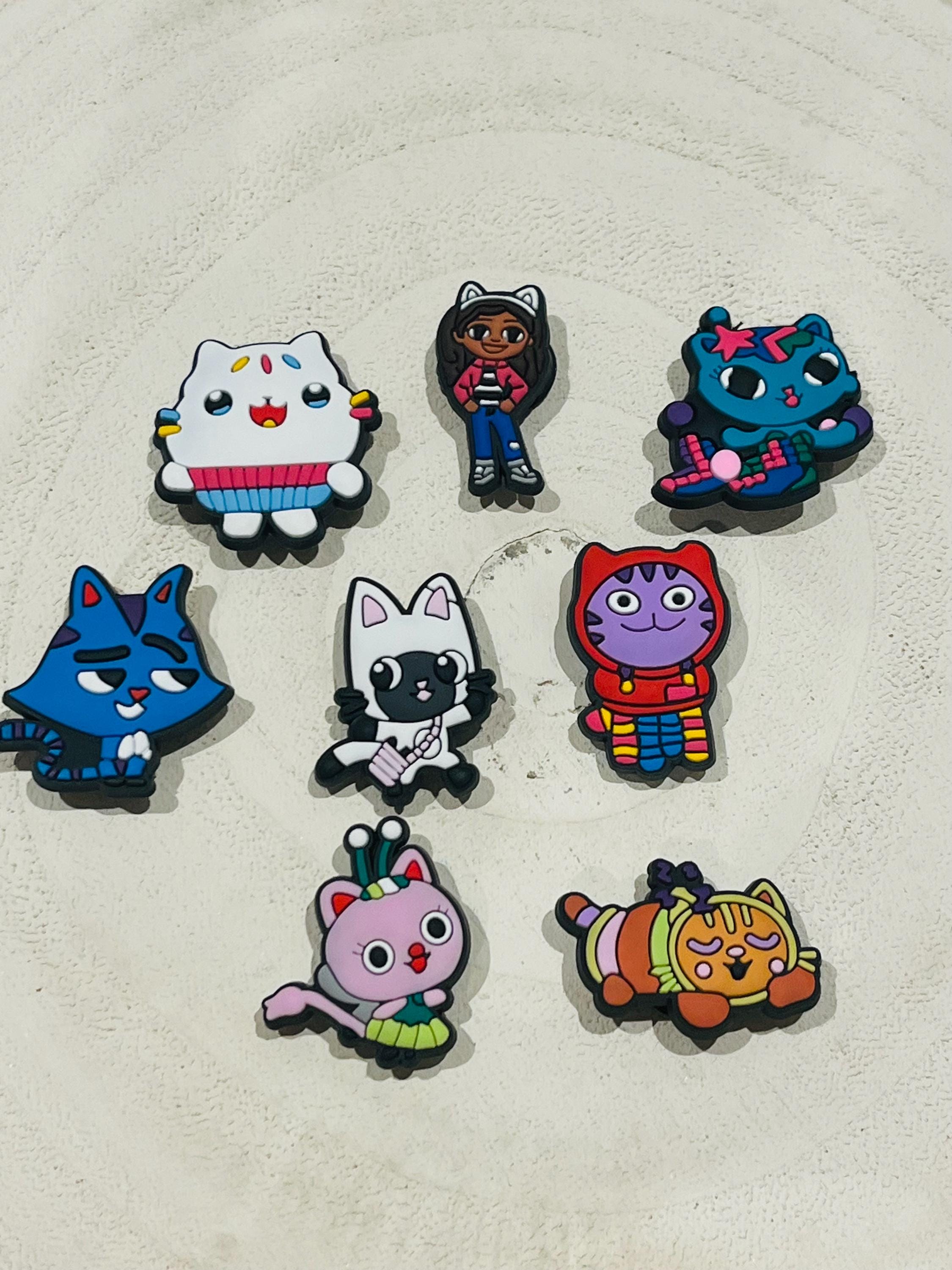 Set of 8 Gabby Dolls House Croc Charms