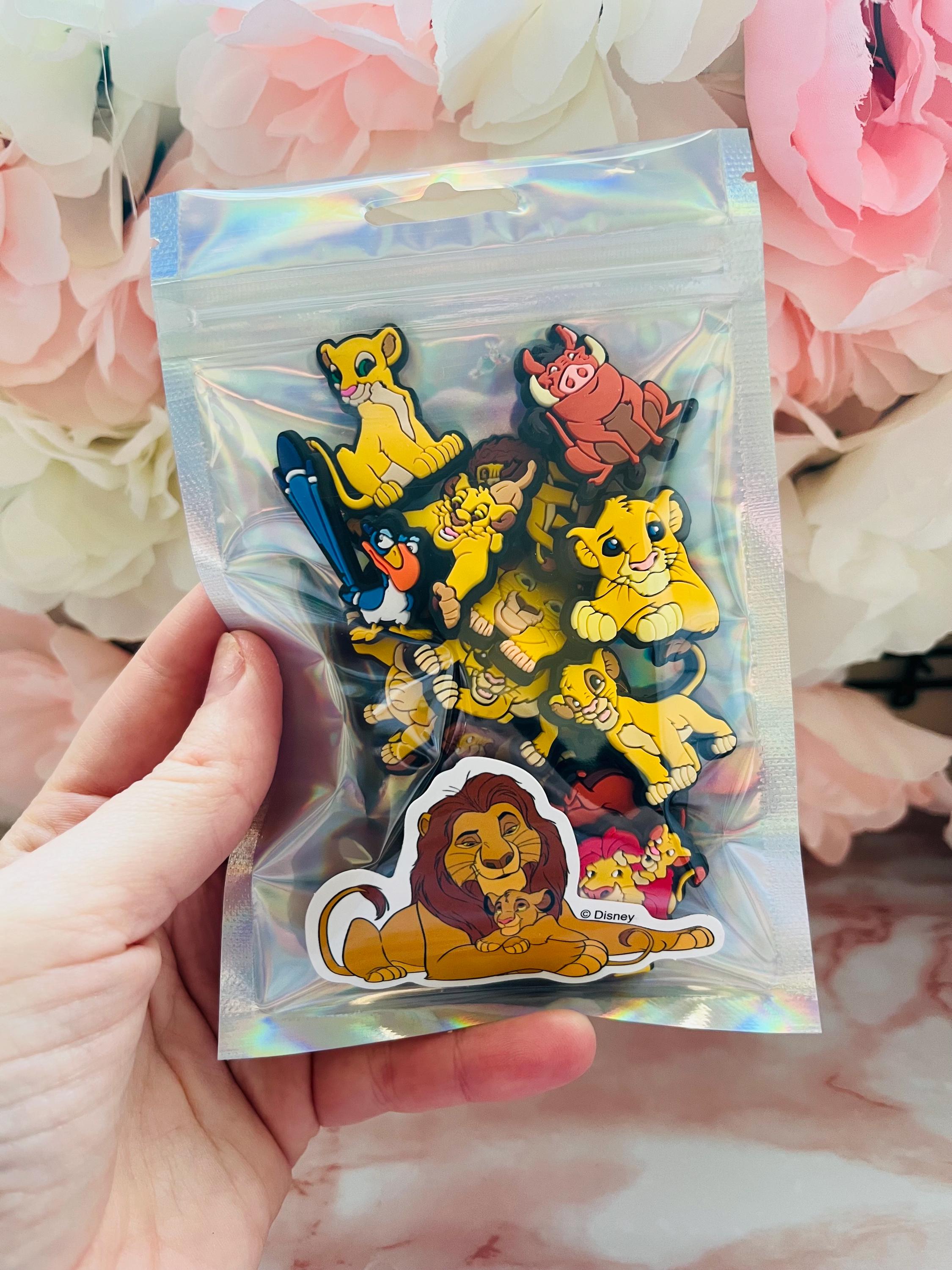 Lion King Shoe Charms: PVC Clog Charms, Set of 15