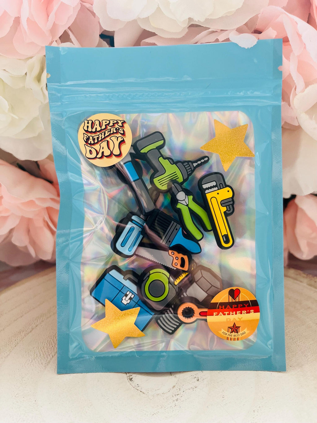 Tool Croc Charms: 11-Piece Builder PVC Clog Decorations