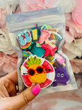 Beach Croc Charms: Summertime Family Pack, 25 Piece Clog Accessories