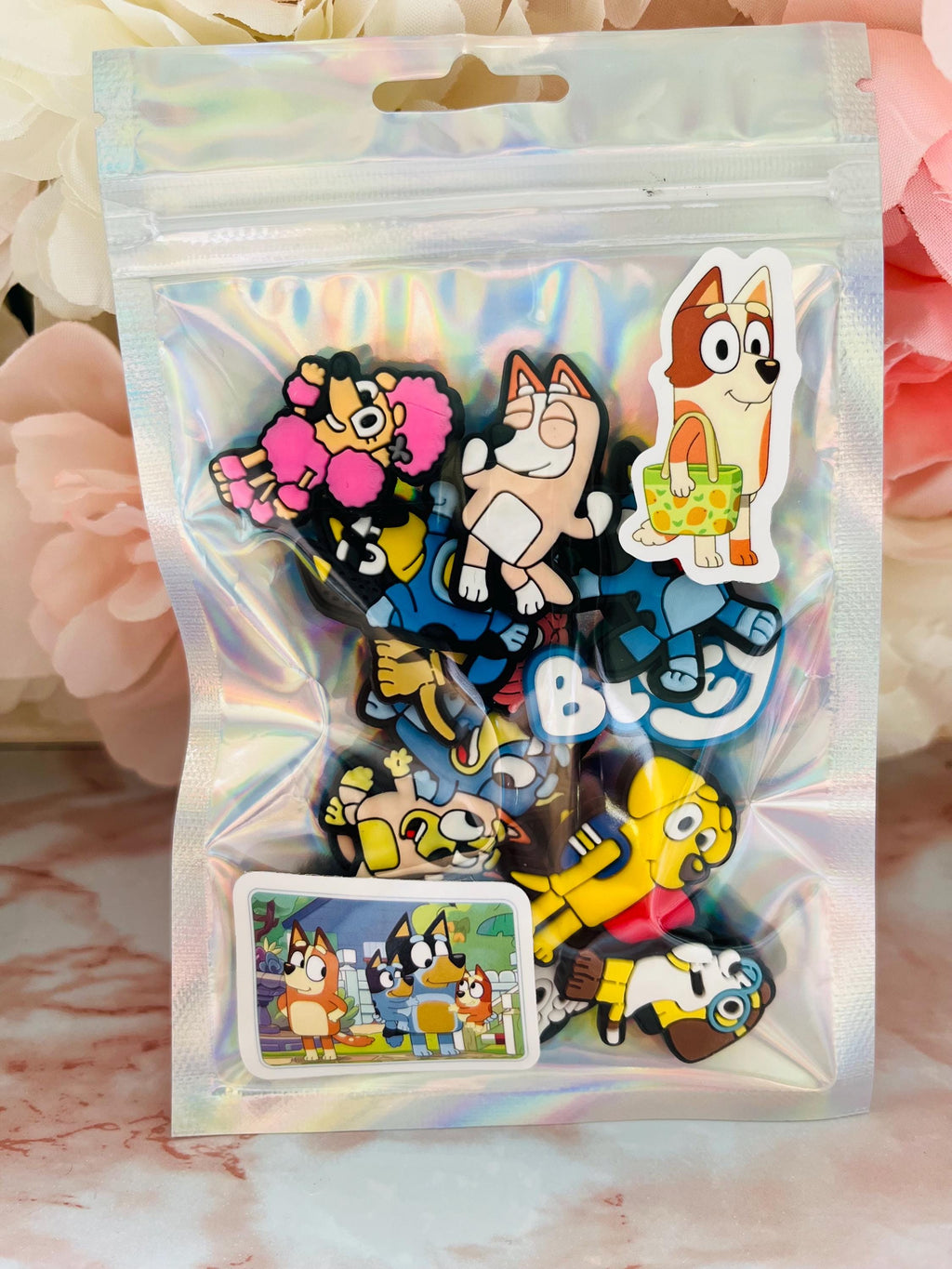 Bluey Croc Charms - Set of 12 PVC Shoe Accessories