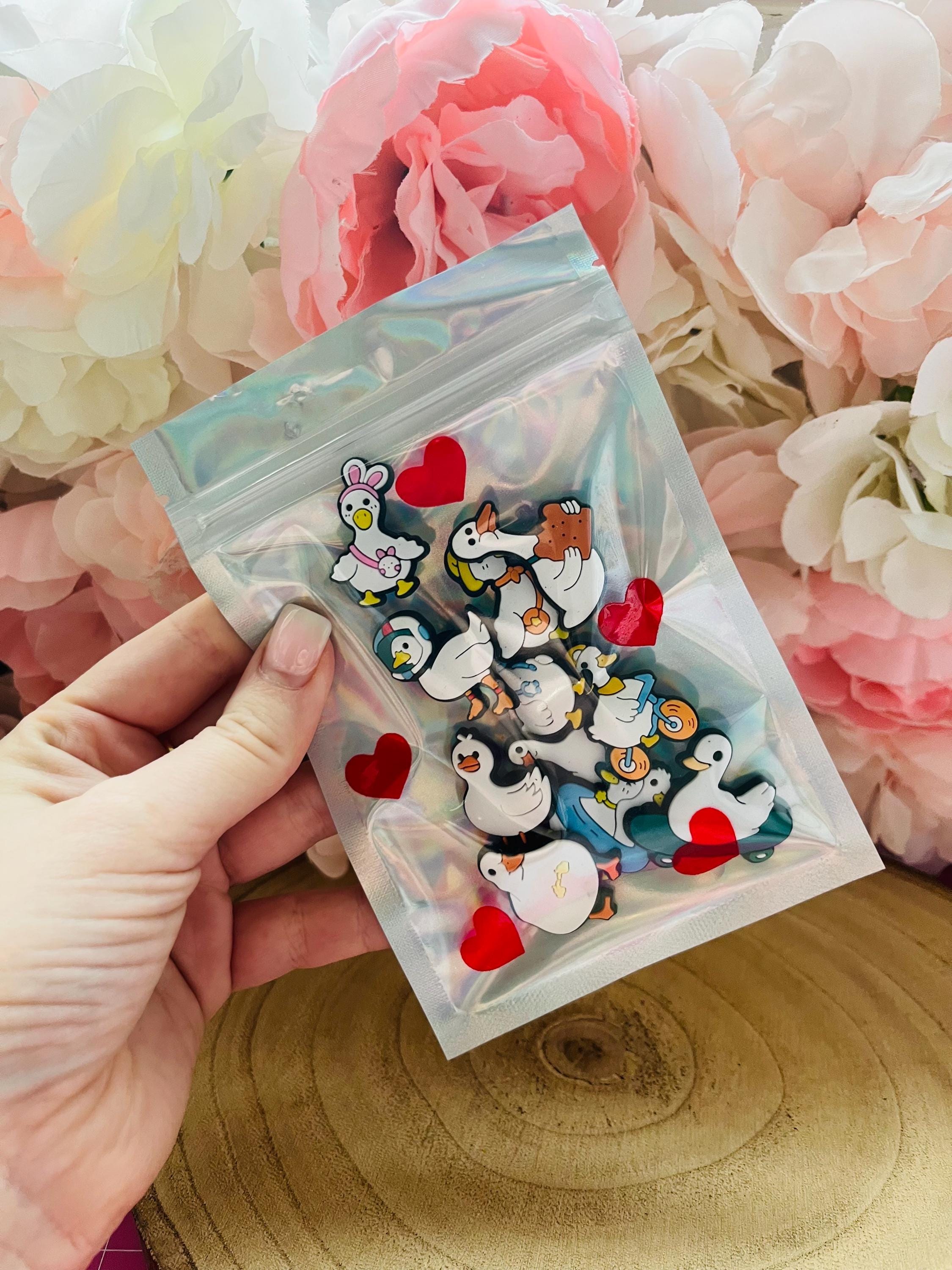 Duck Croc Charms: PVC Clog Shoe Accessories - Set of 11