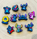 Lilo & Stitch Disney Shoe Charms Set of 10 Xmas Gifts Disneyland Ohana