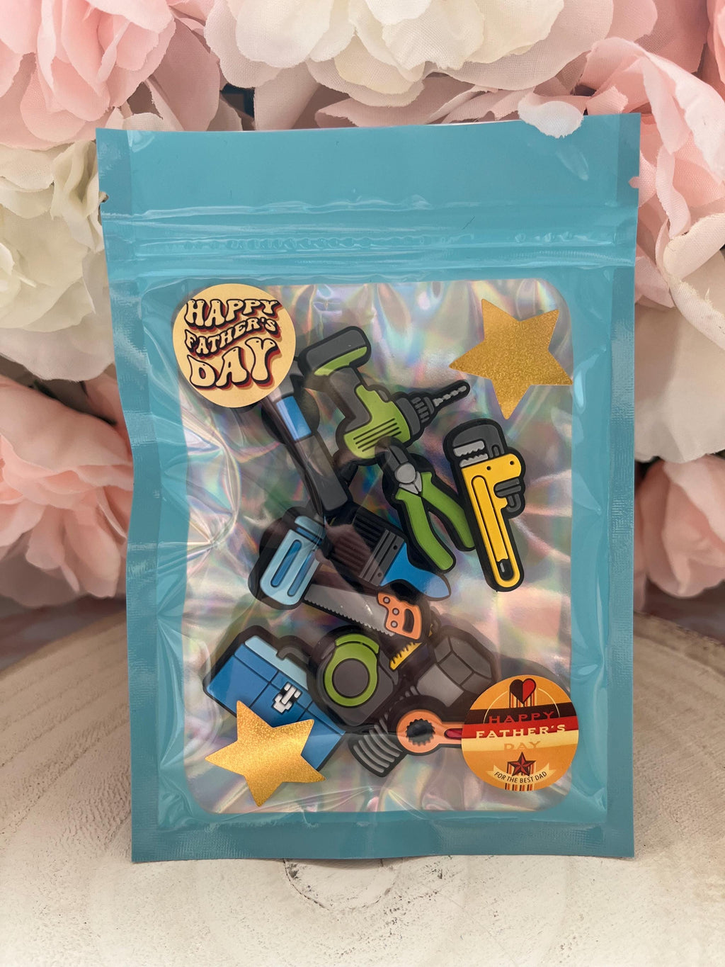 Tool Croc Charms: 11-Piece Builder PVC Clog Decorations