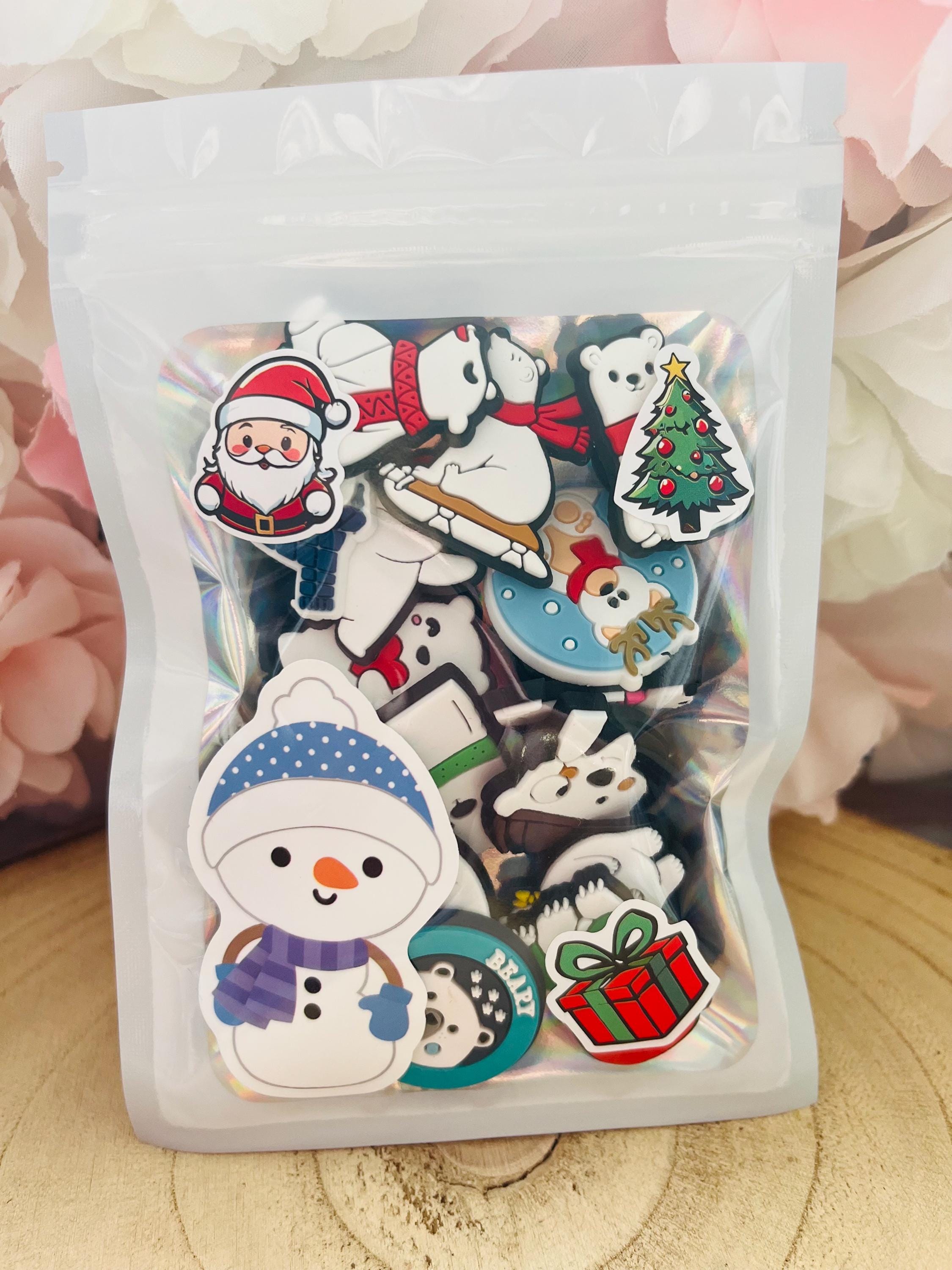 xmas croc charm set polar bears