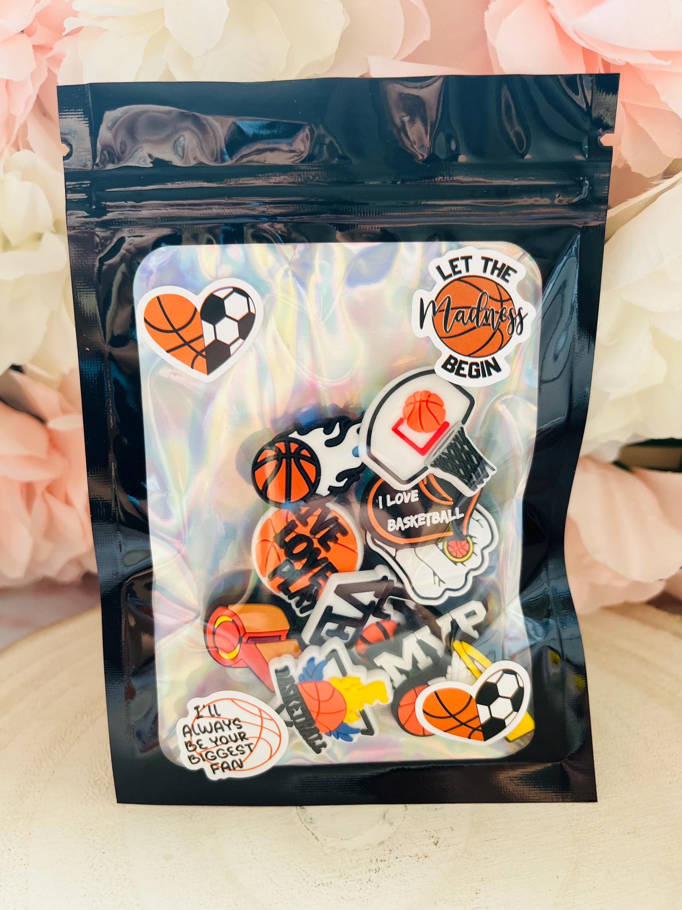 Basketball Croc Charms - 10 Piece PVC Shoe Clog Accessories