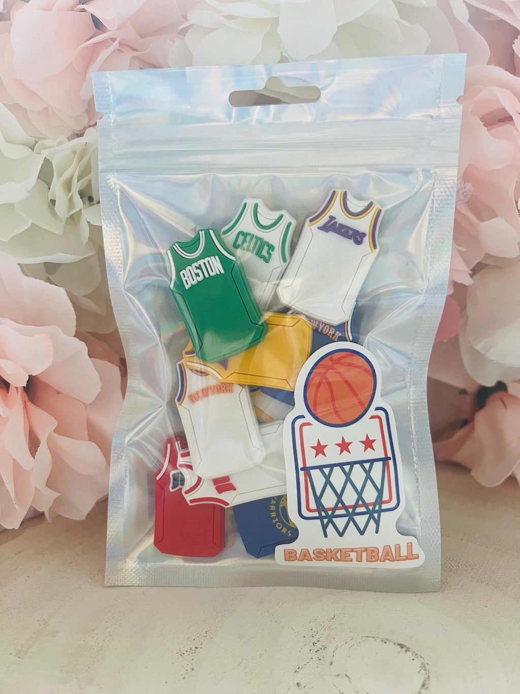 Basketball Jersey Croc Charms: NBA Team Bundle