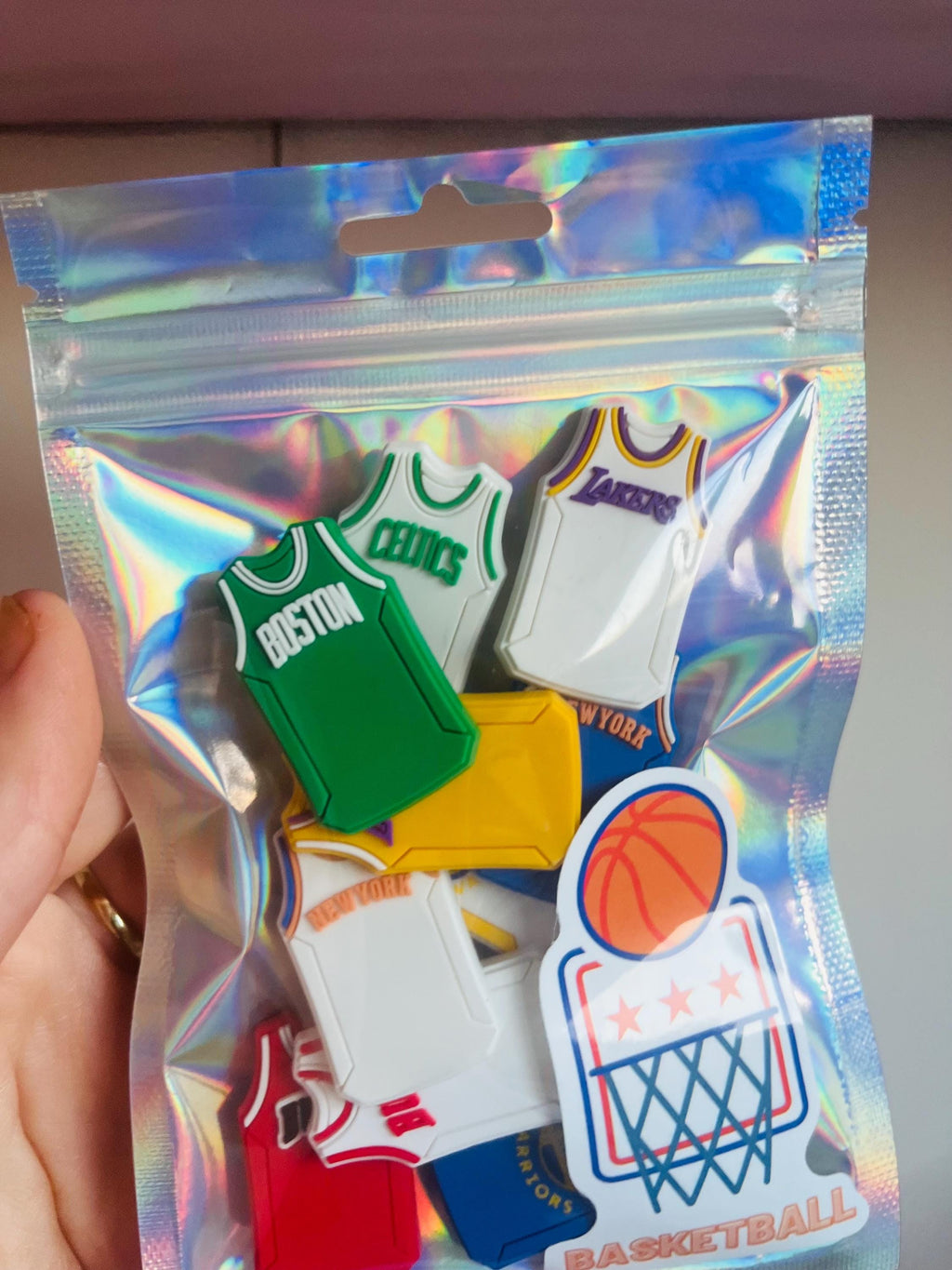 Basketball Jersey Croc Charms: NBA Team Bundle